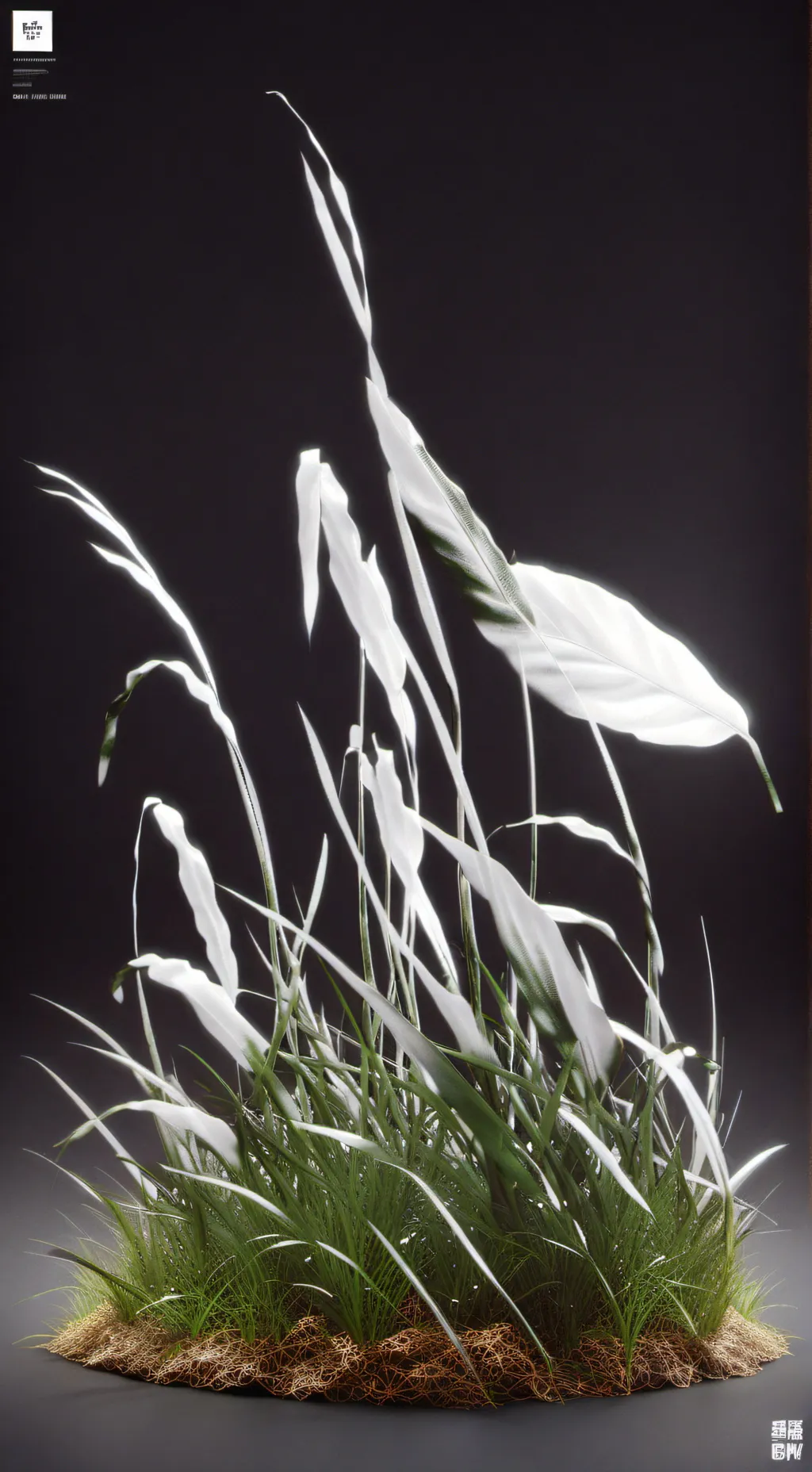 ai character: Grass background