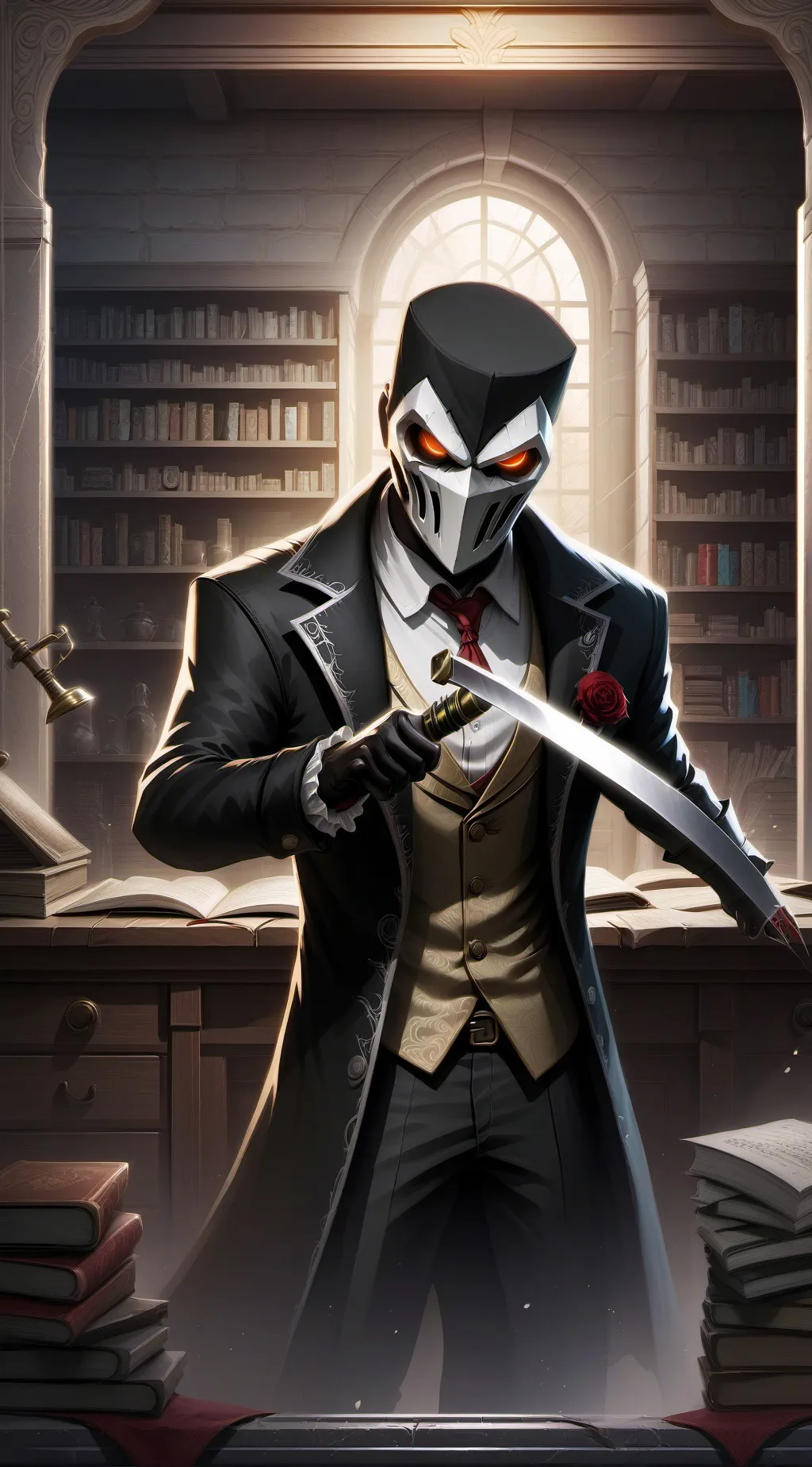 ai character: O assasino background