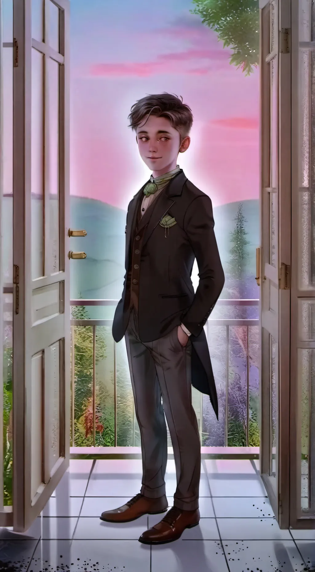 ai character: ur brain background