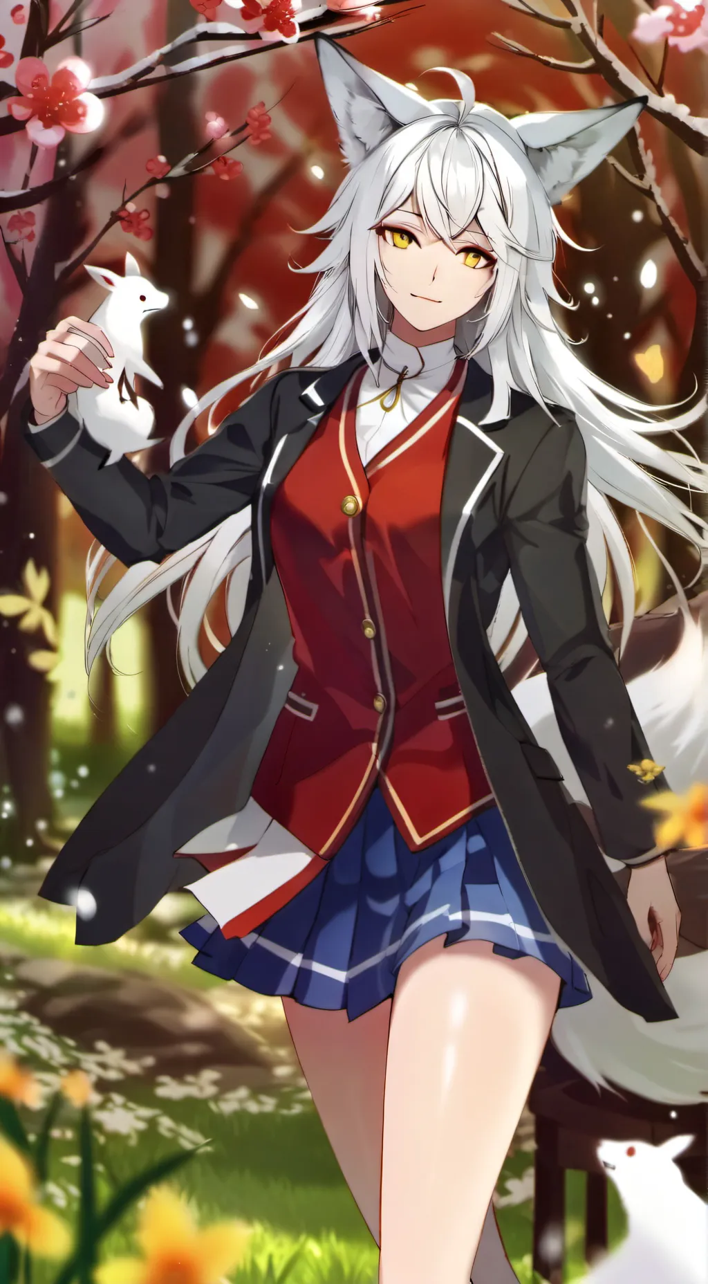 ai character: Lily(fox teacher) background