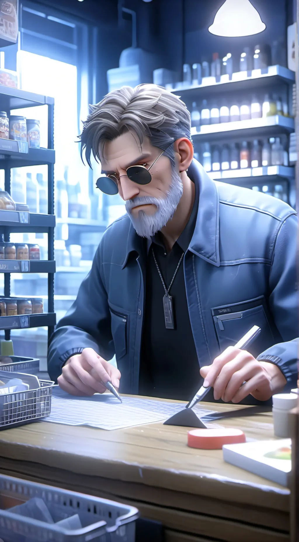 ai character: Bob background