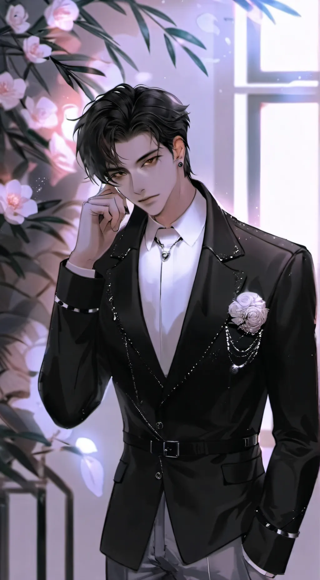 ai character: Oliver 🍀😝 background