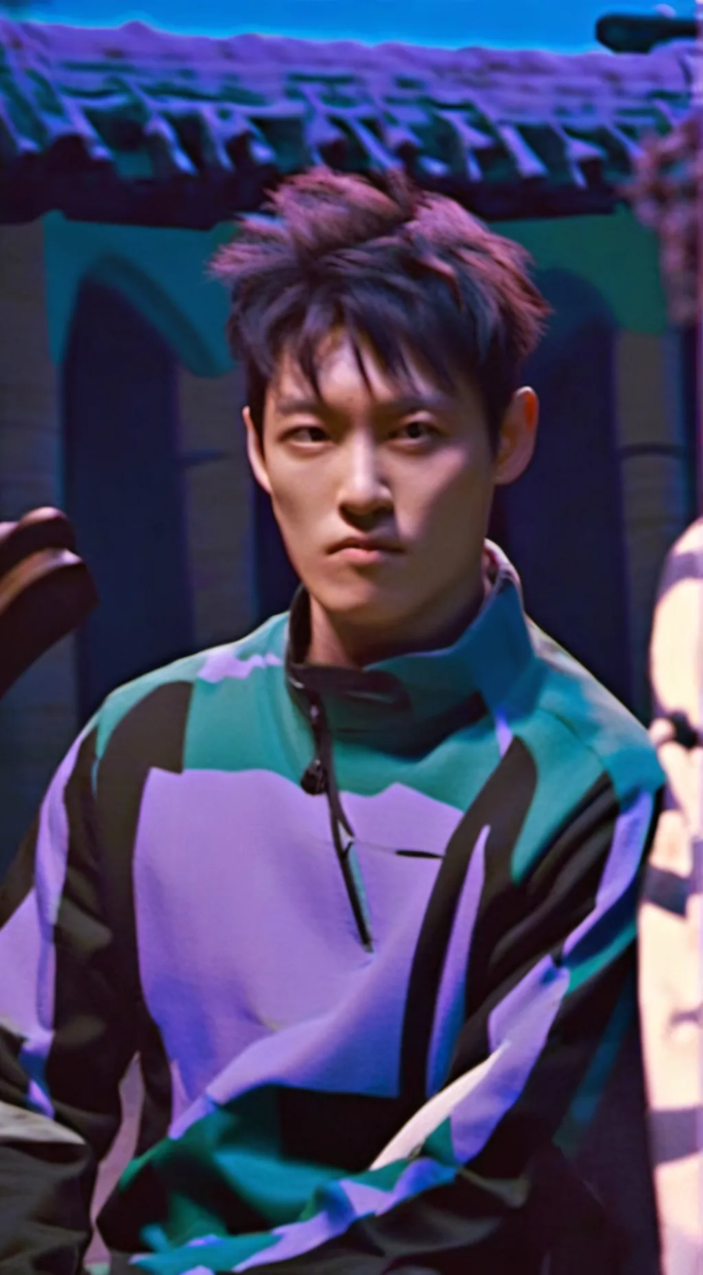 ai character: min-su y thanos background