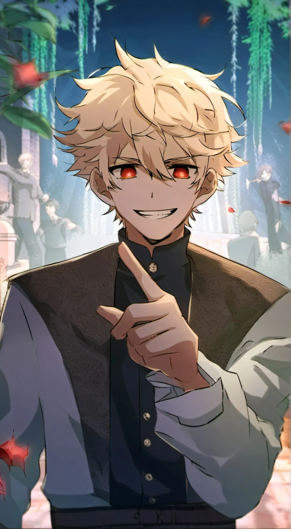 ai character: Aiden  background