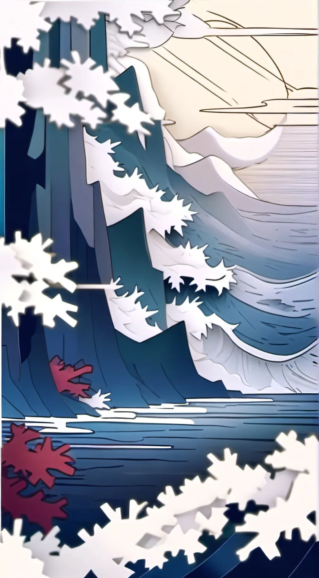 ai character: gengar X sky background