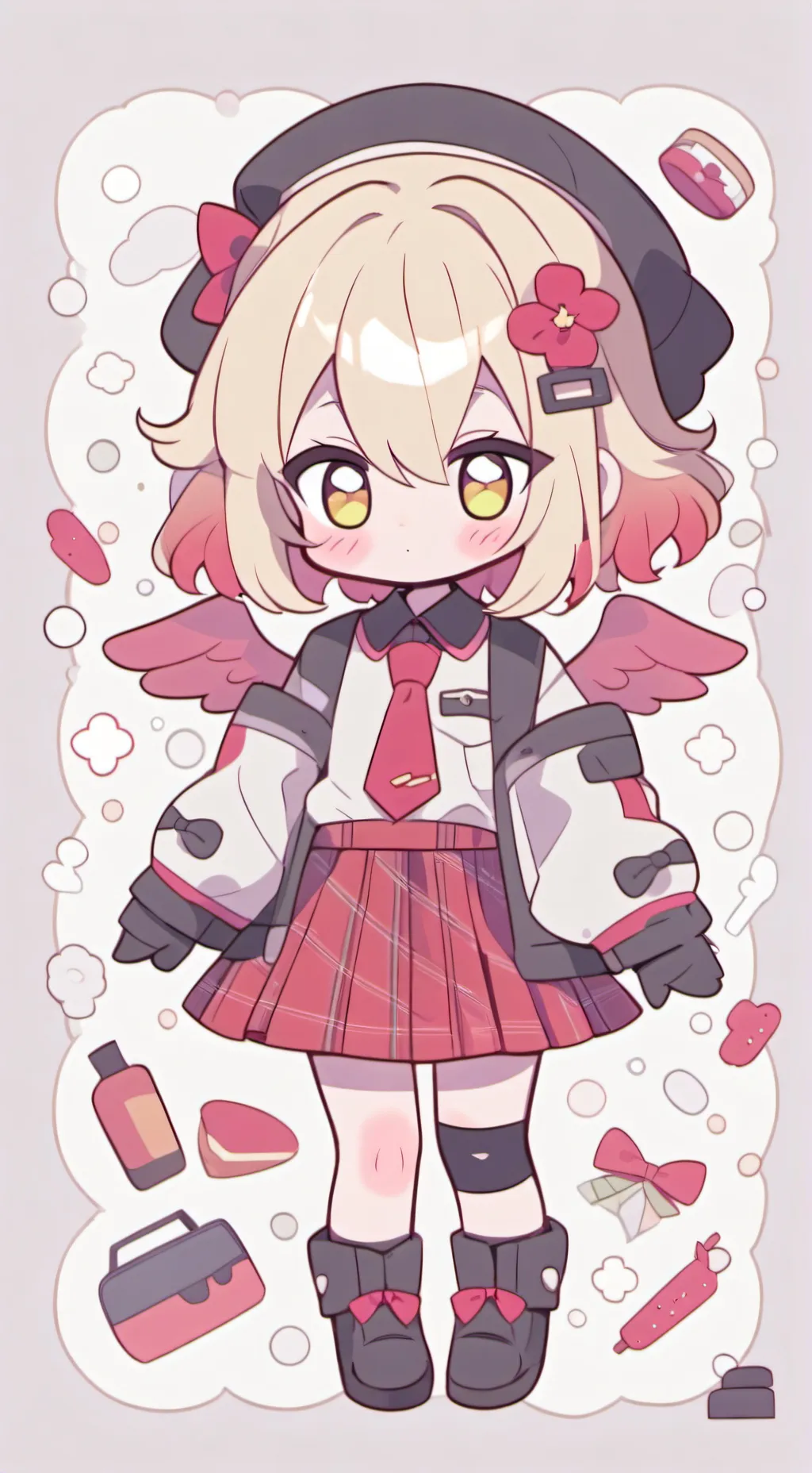 ai character: Haeks kid background