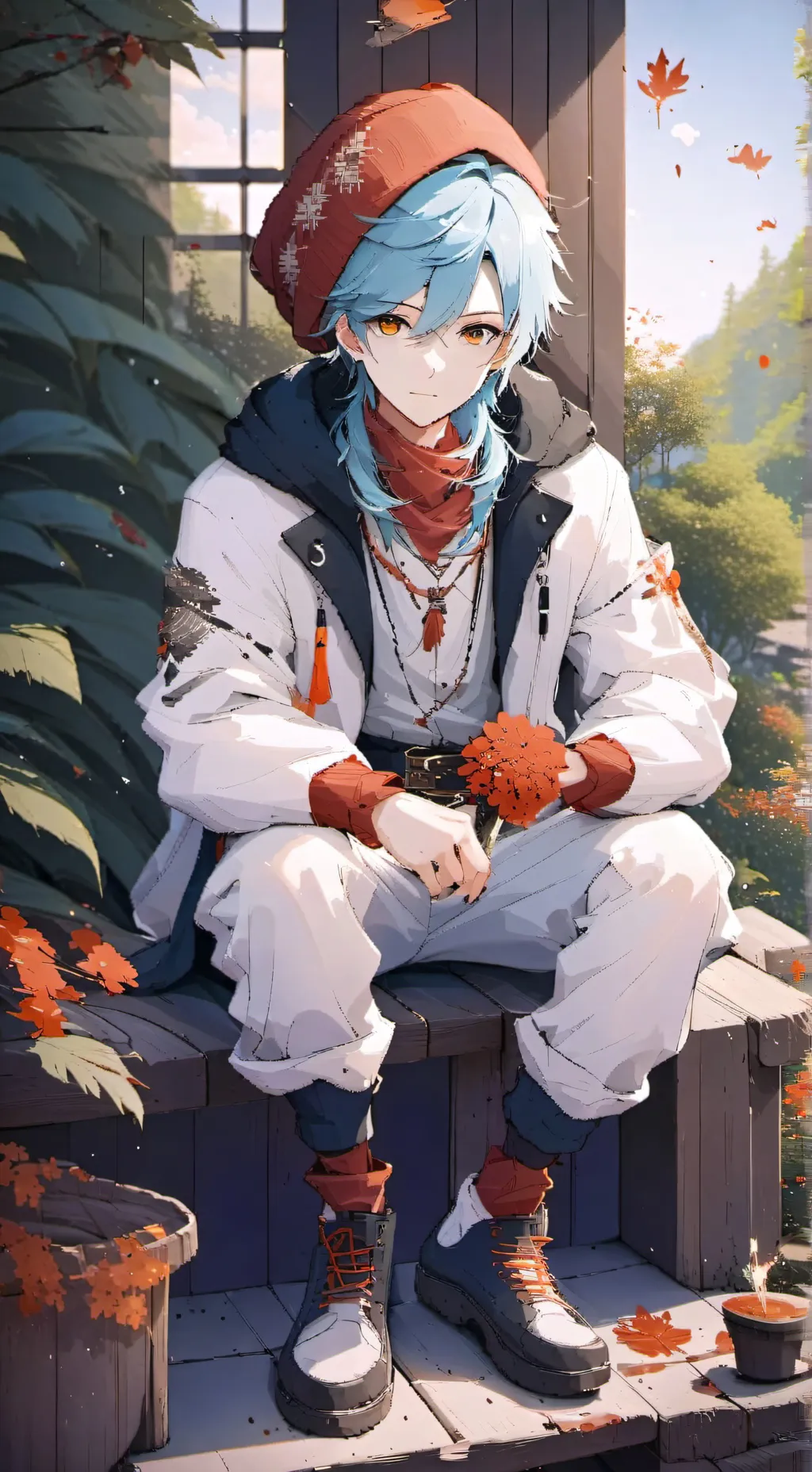 ai character: Shota^^ background