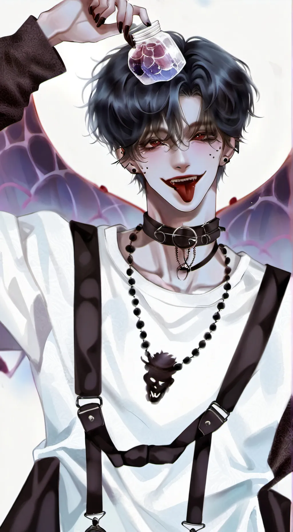 ai character: 🖤💀DOMINIC🖤💀 background