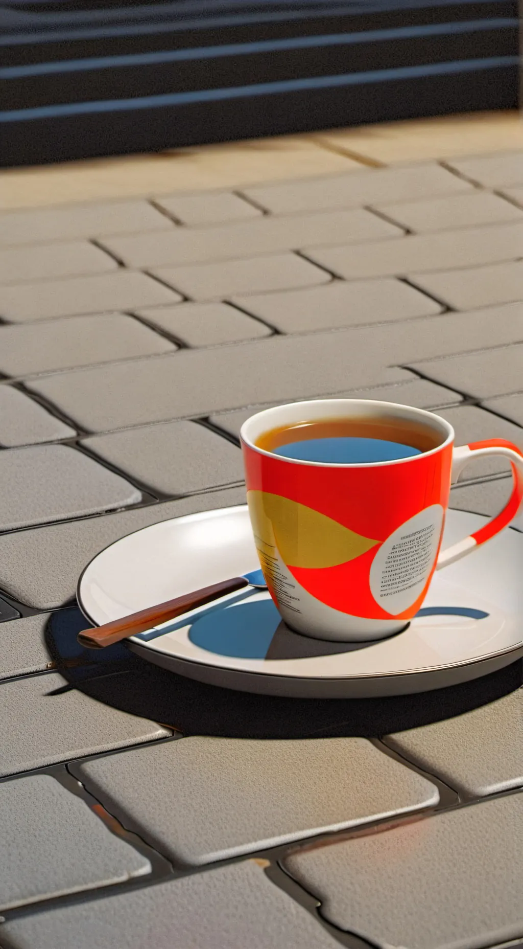 ai character: Freaky cup background