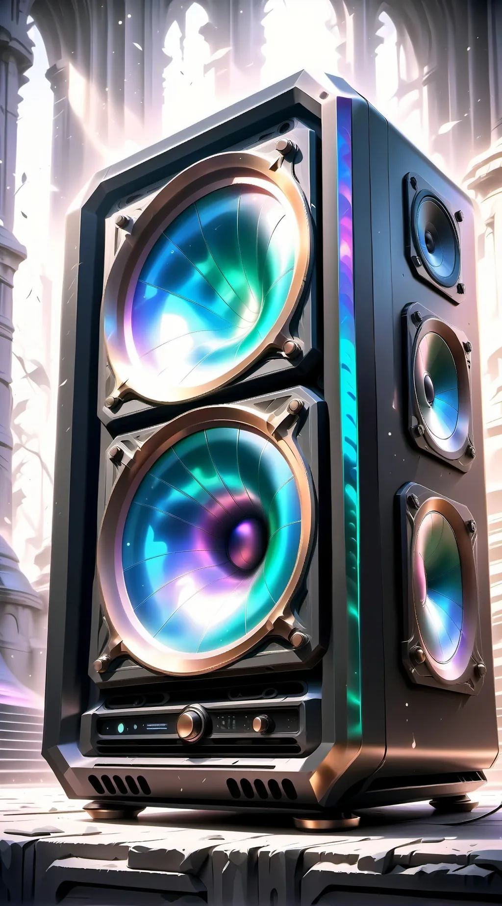 ai character: Announcements! background