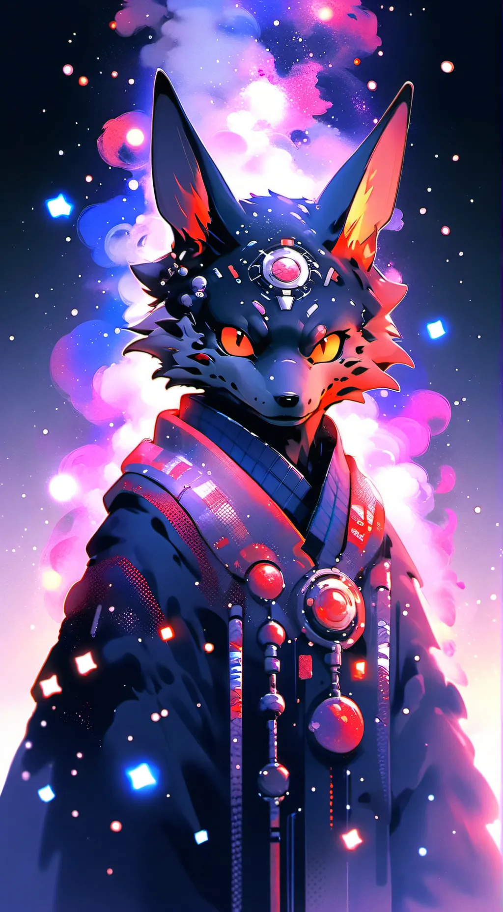 ai character: MHA X FNAF background