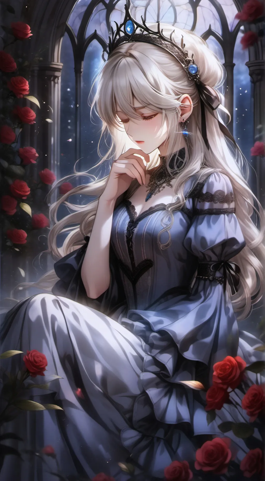 ai character: oshinoko  background