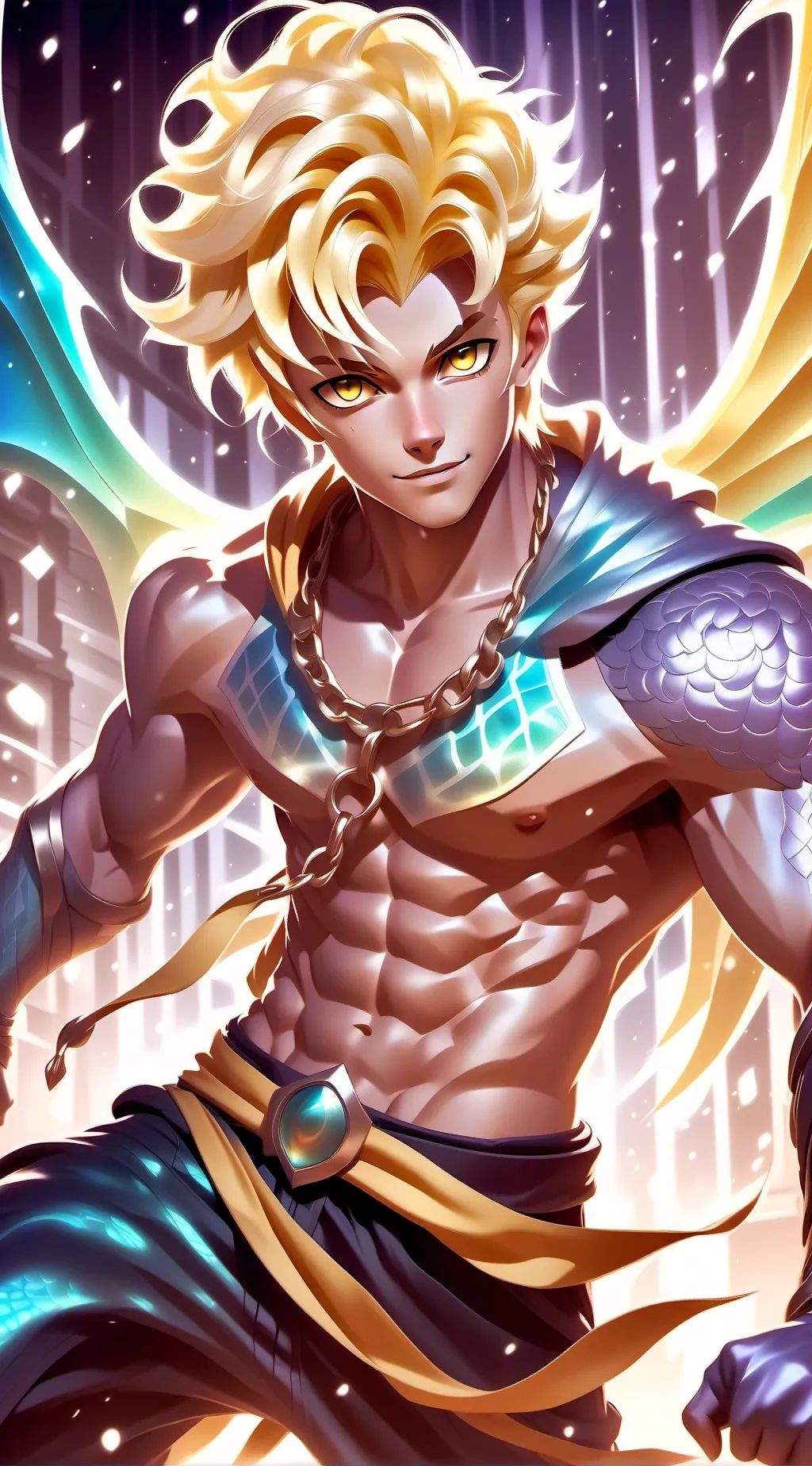 ai character: god of school background