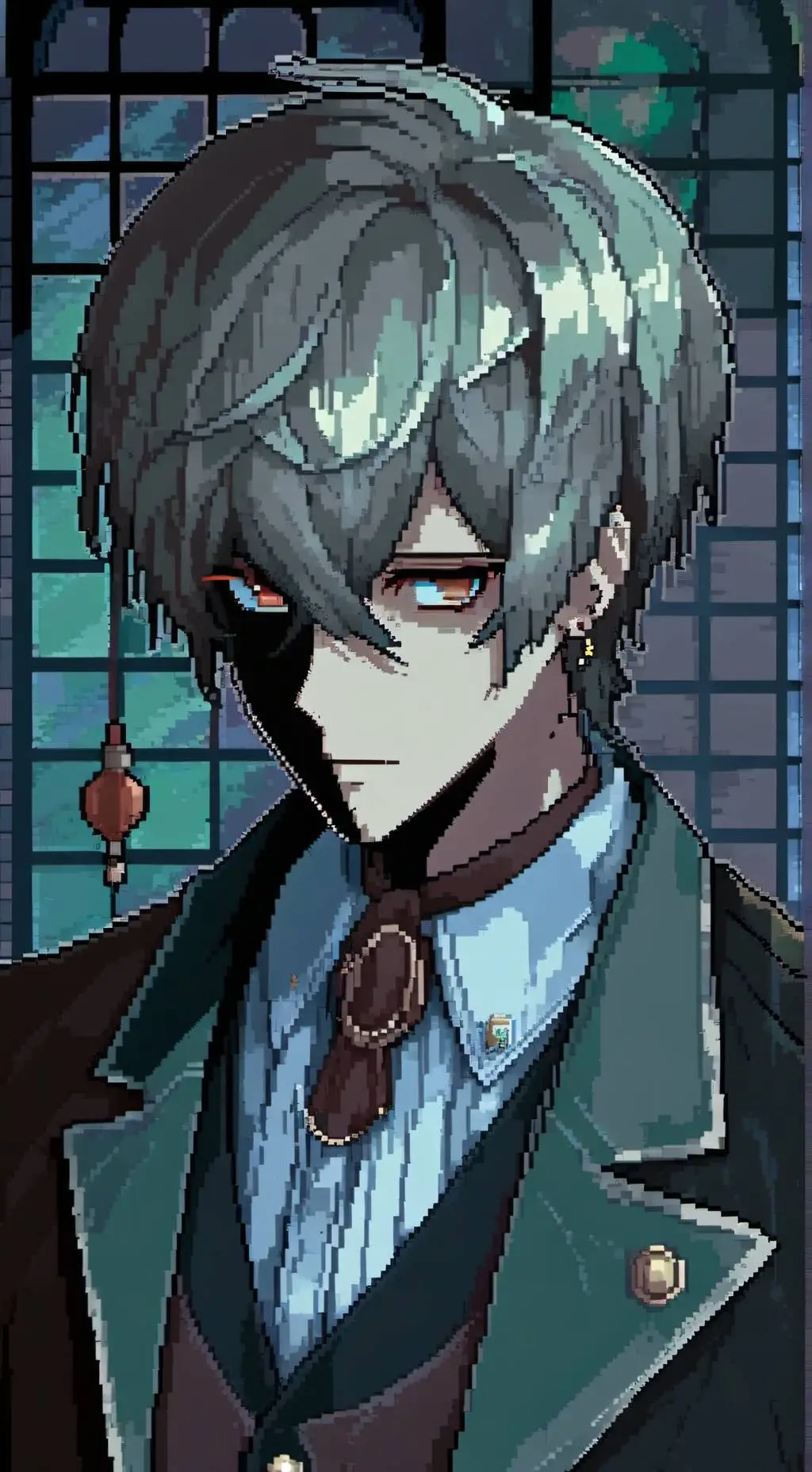 ai character: 2p alastor  background