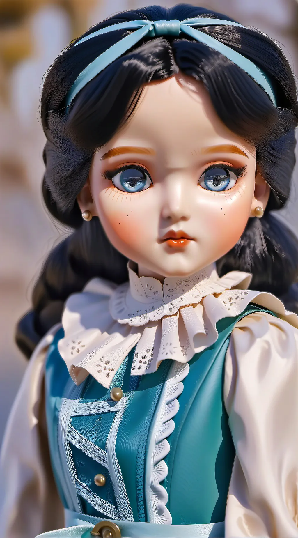 ai character: Haunted doll💀 background