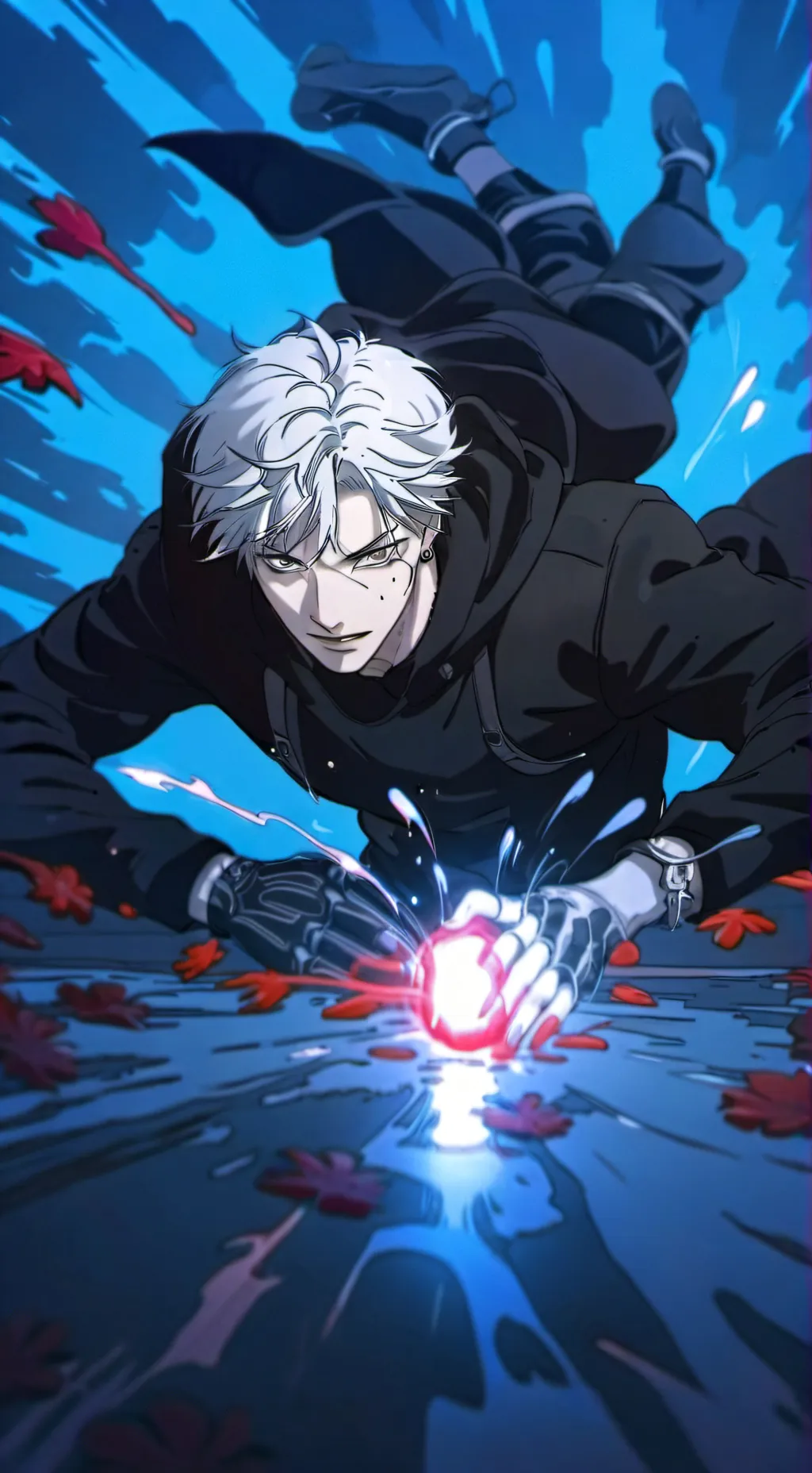 ai character: SHINJUKU SHOWDOWN  background