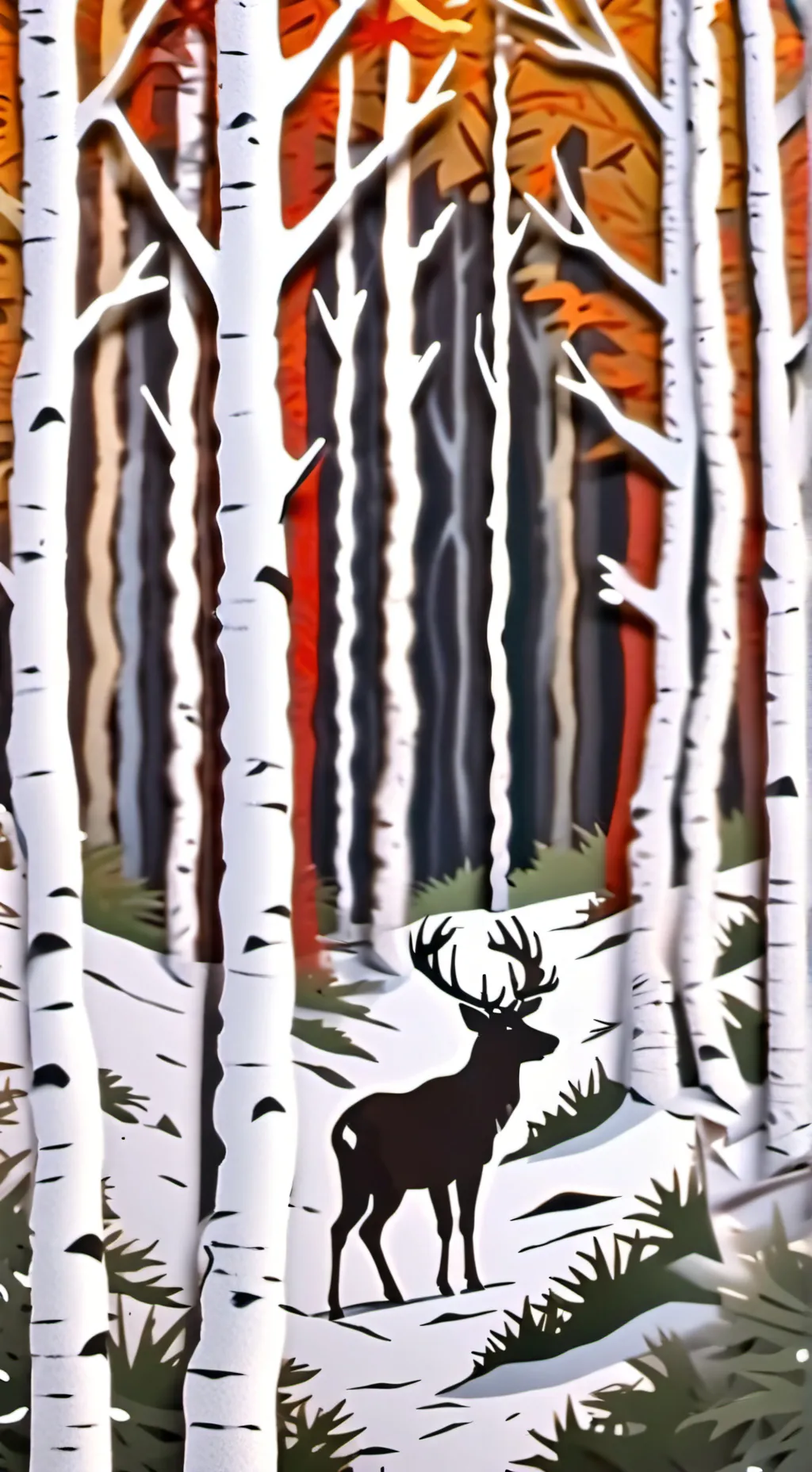 ai character: Alastor with Bambi background