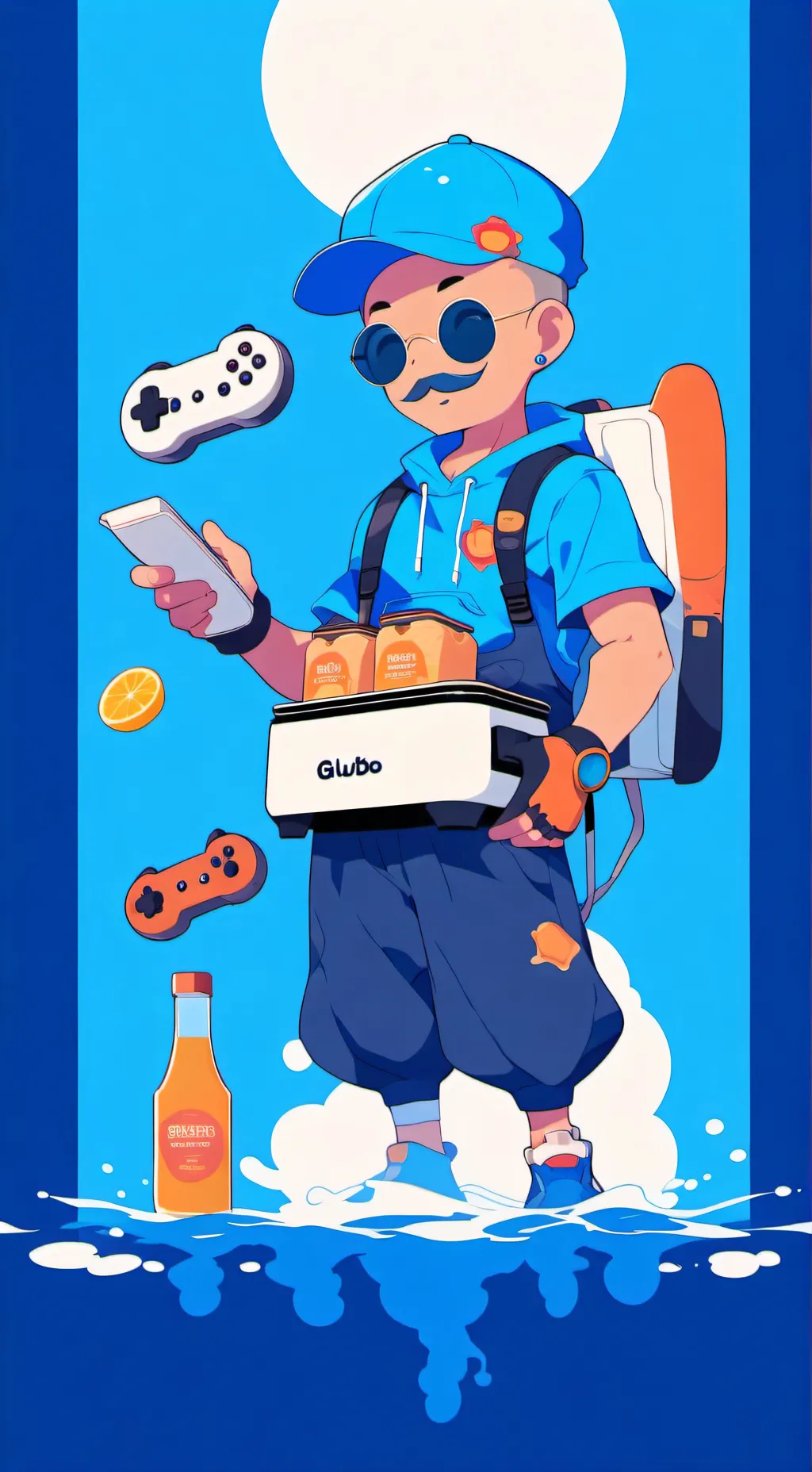 ai character: Greenskull background