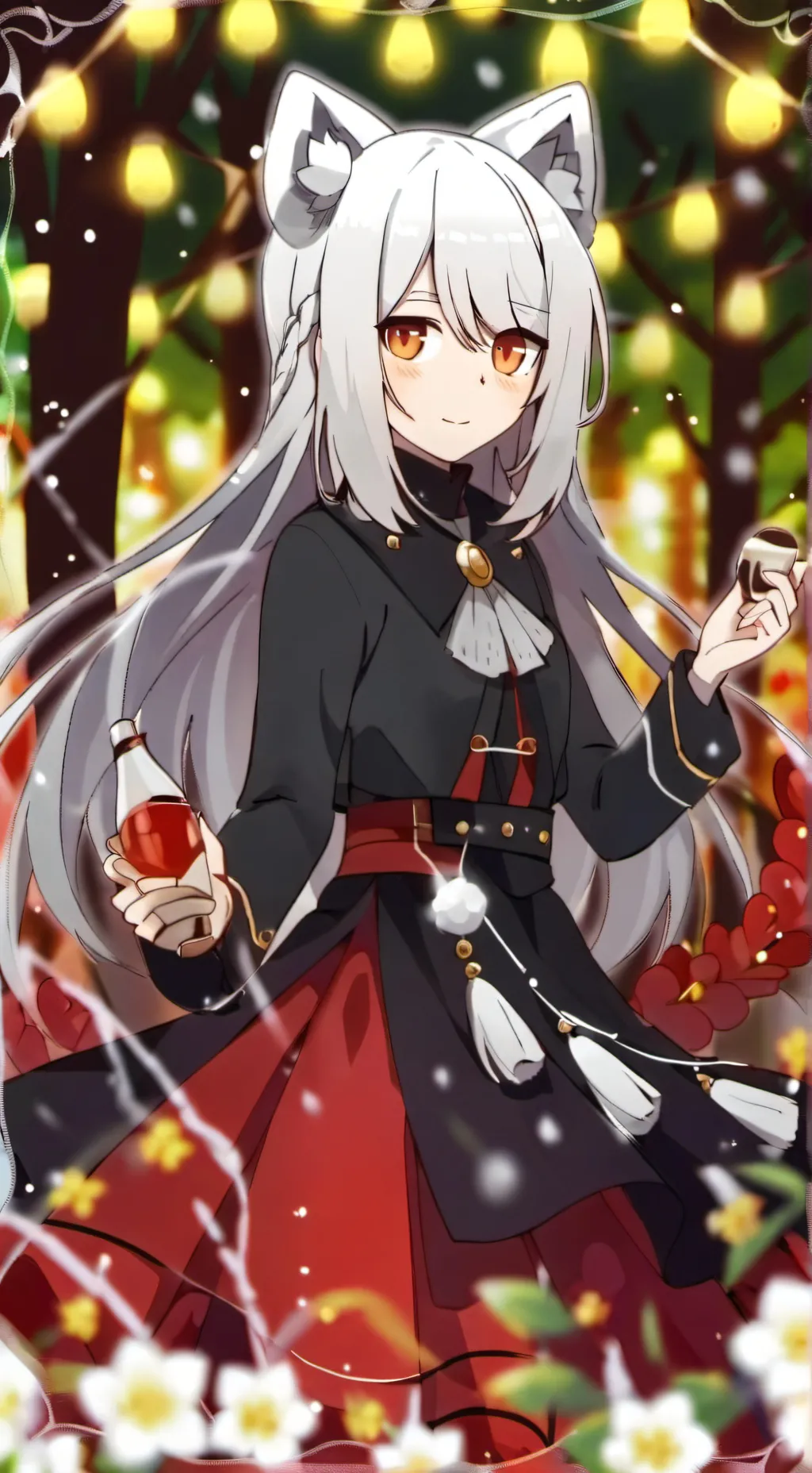 ai character: durple background