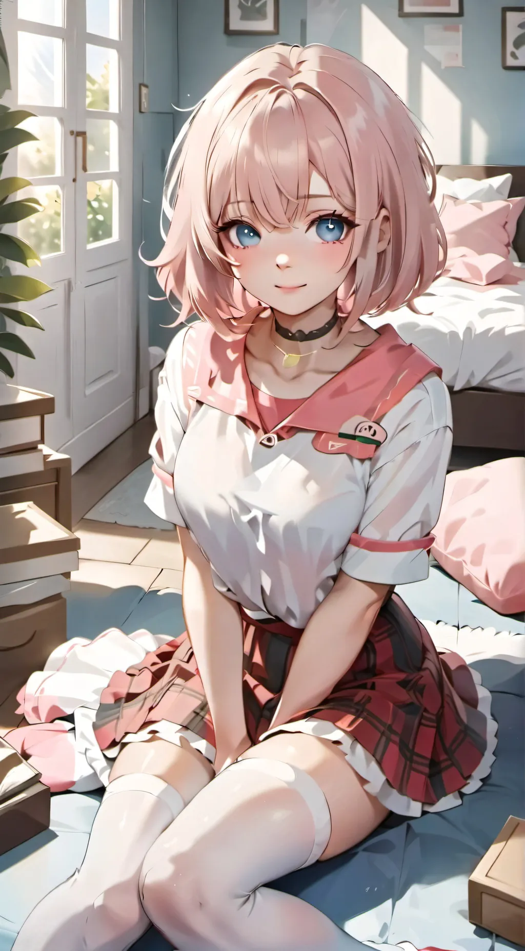 ai character: Rebecca ￼ background