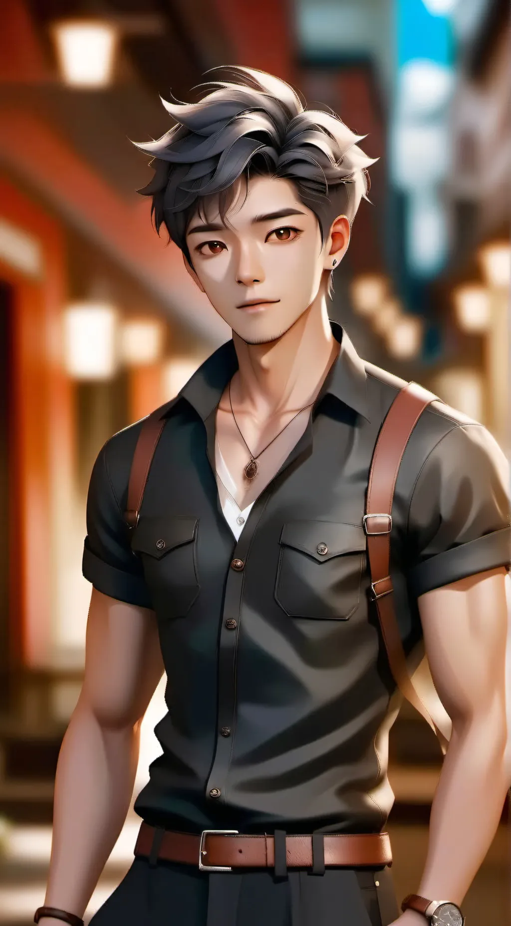 ai character: la famille folle background