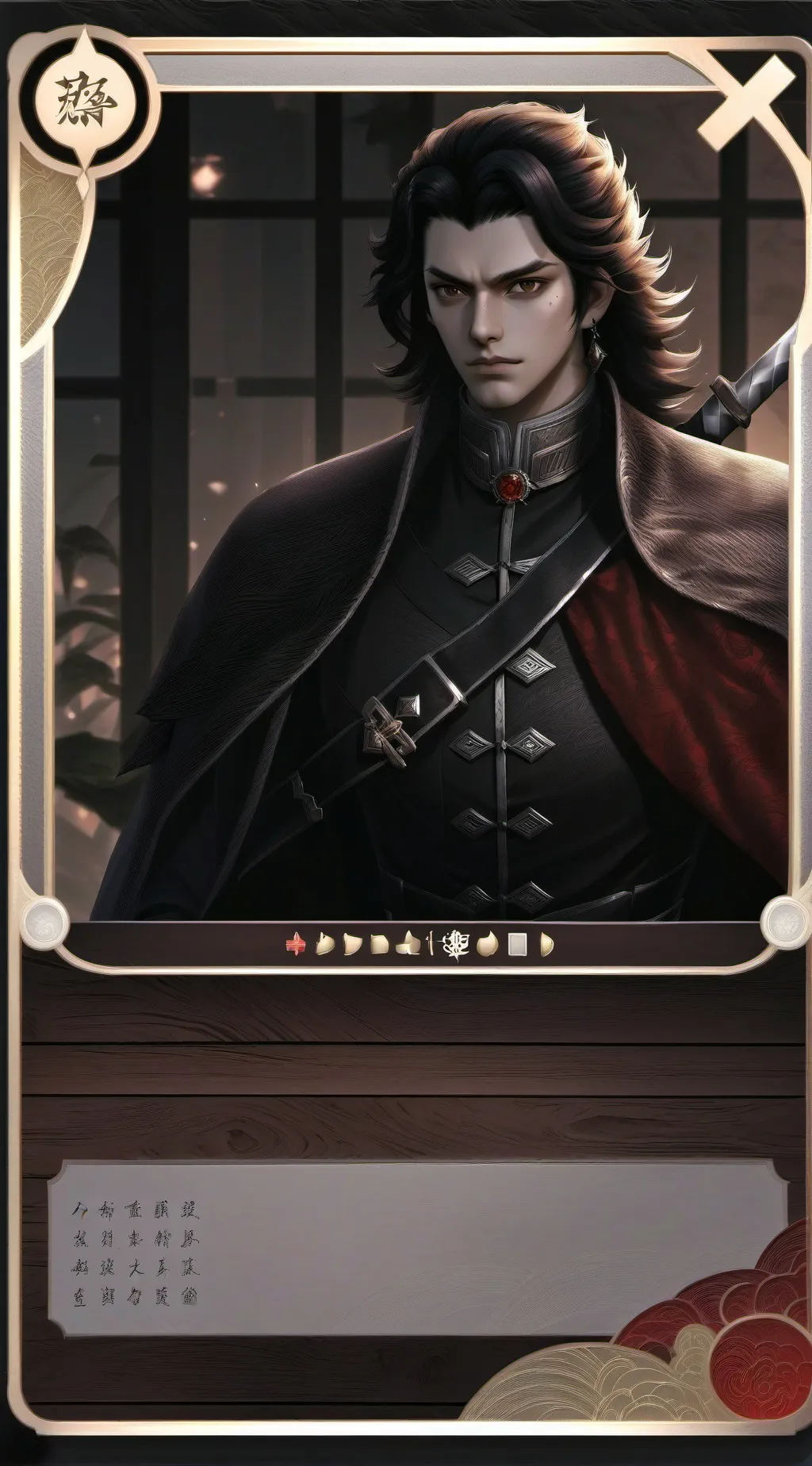 ai character: tokito  bebe background