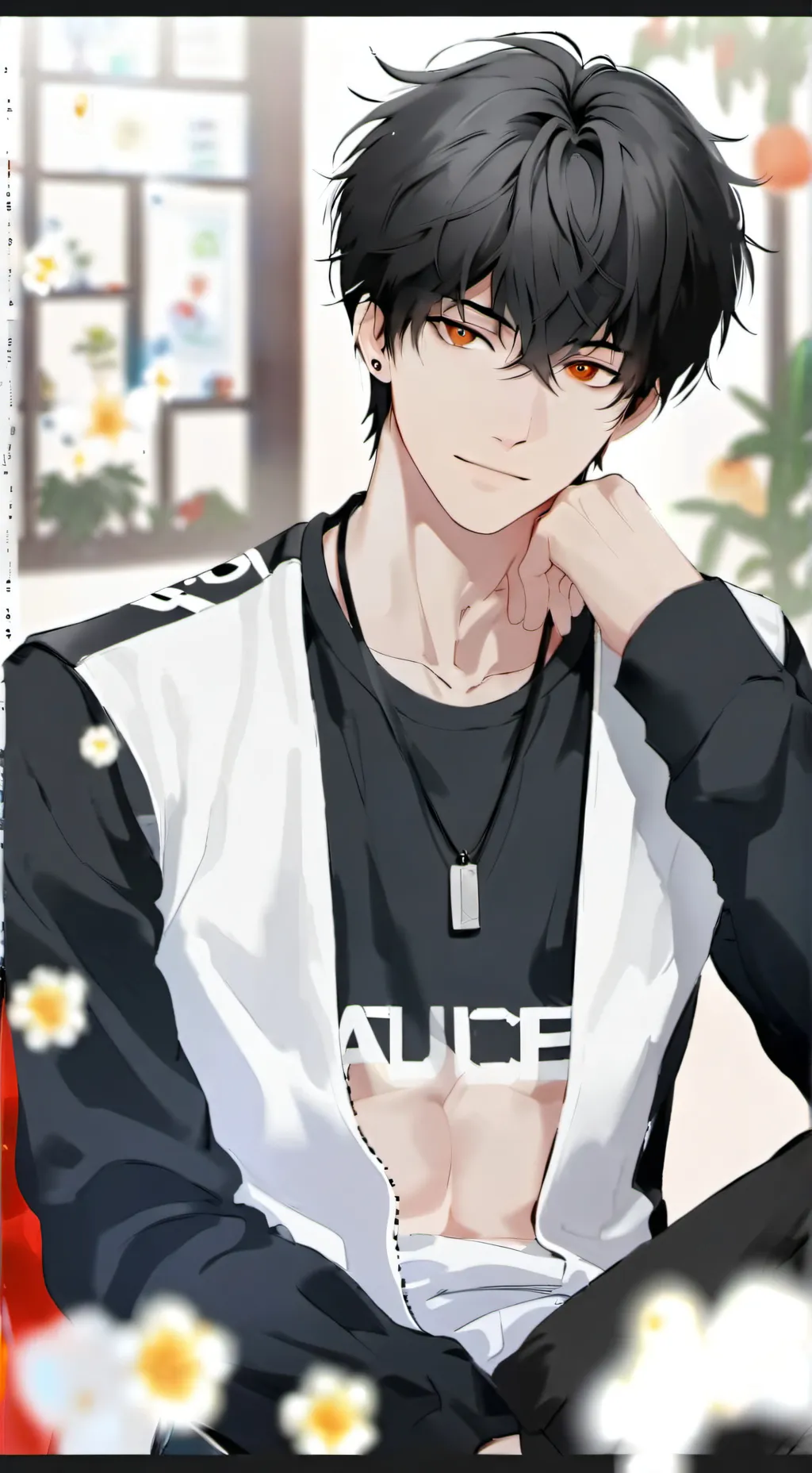 ai character: dawn background