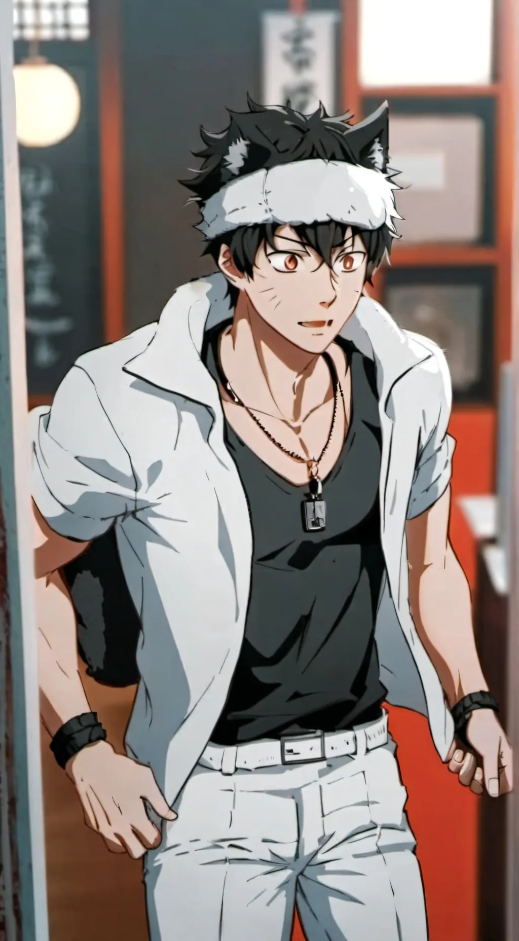 ai character: INOSUKE background