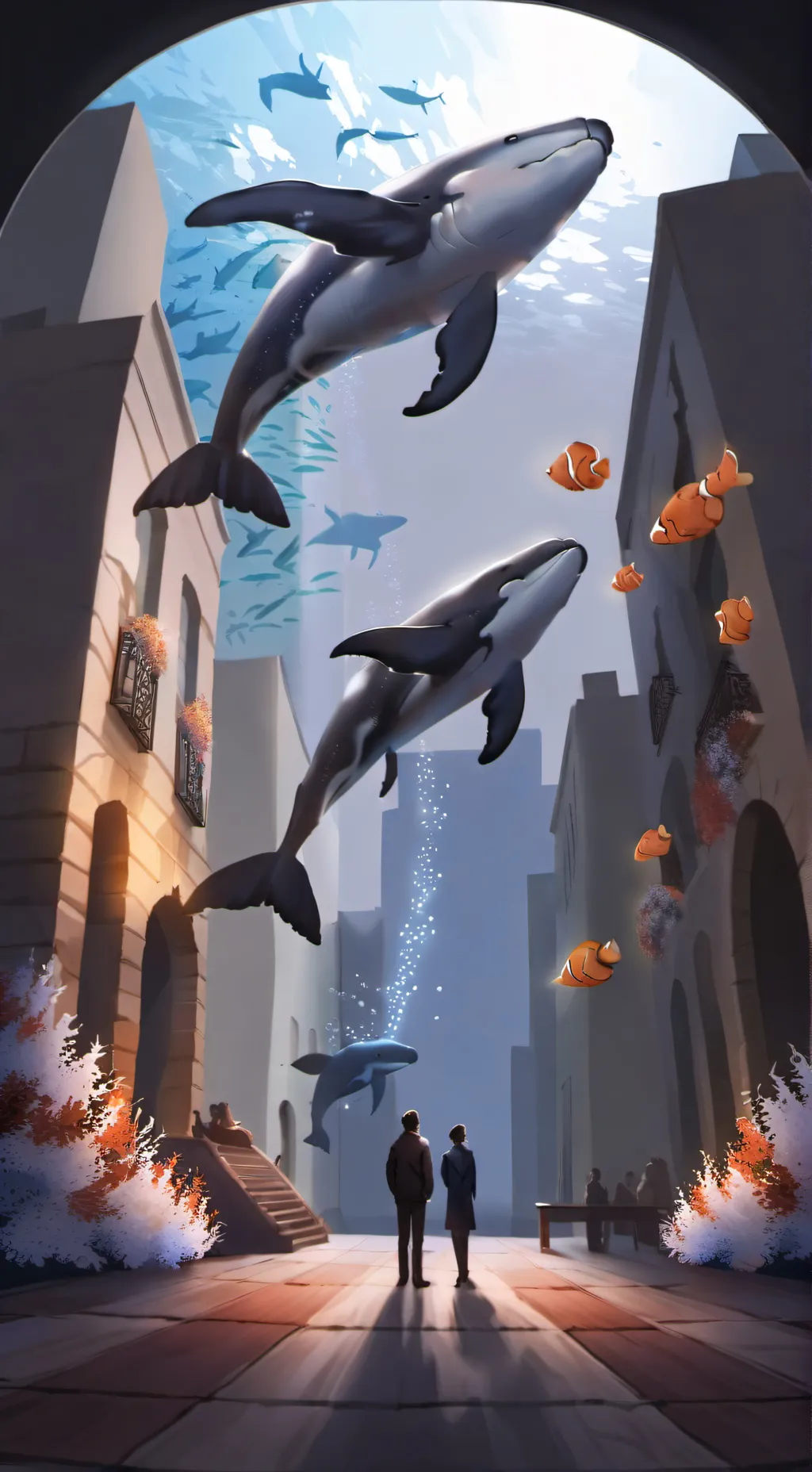 ai character: deku x Kacchan x t background