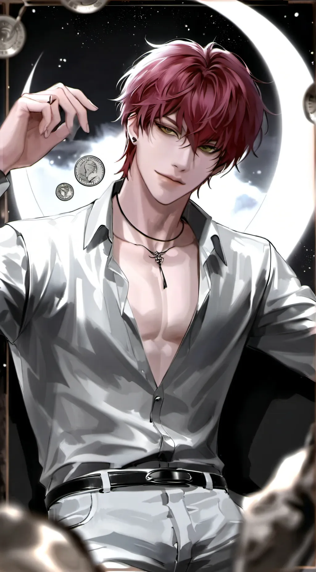 ai character: Aro  background