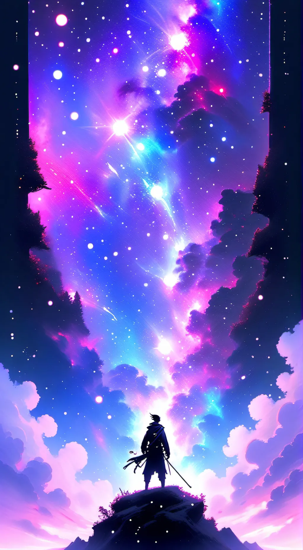 ai character: nezuko x zenitsu 💝 background