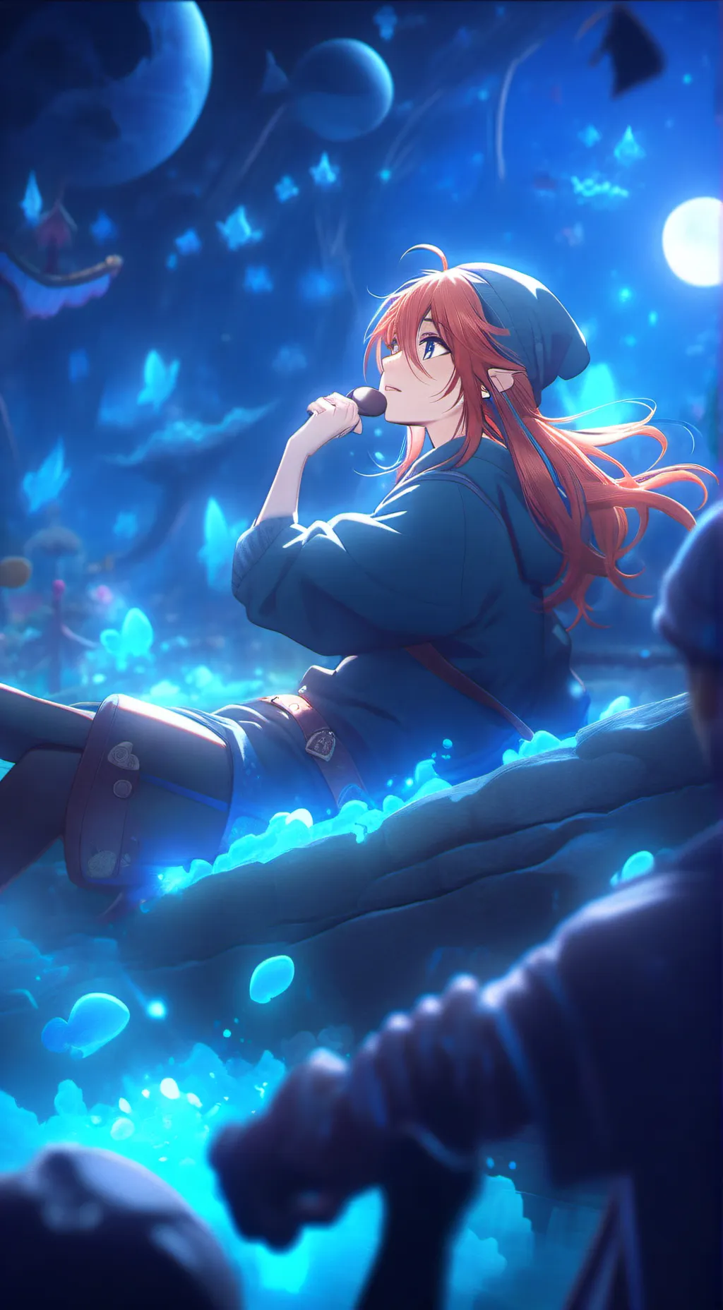 ai character: MHA Shinso nooo background