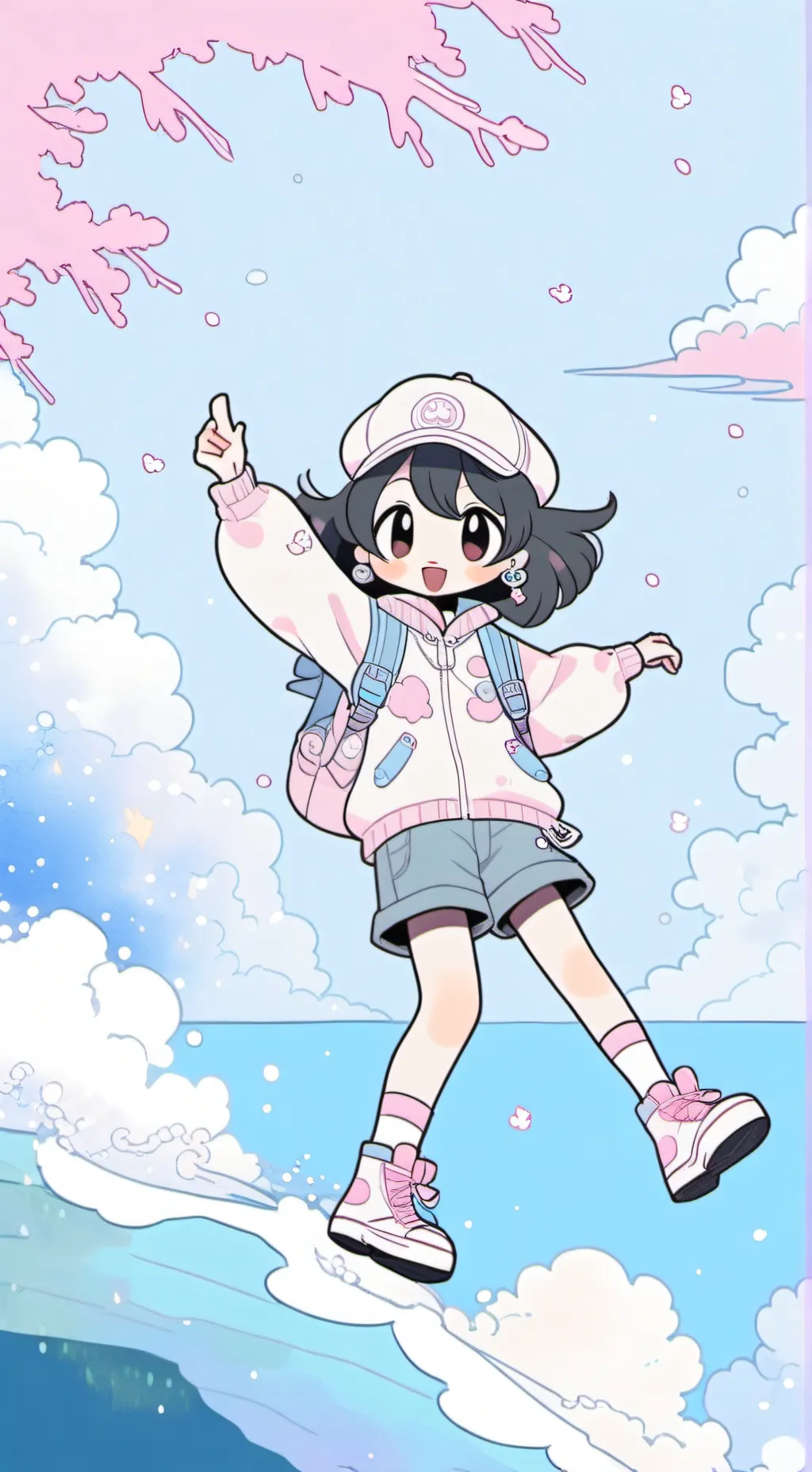 ai character:  dw  loves you  background