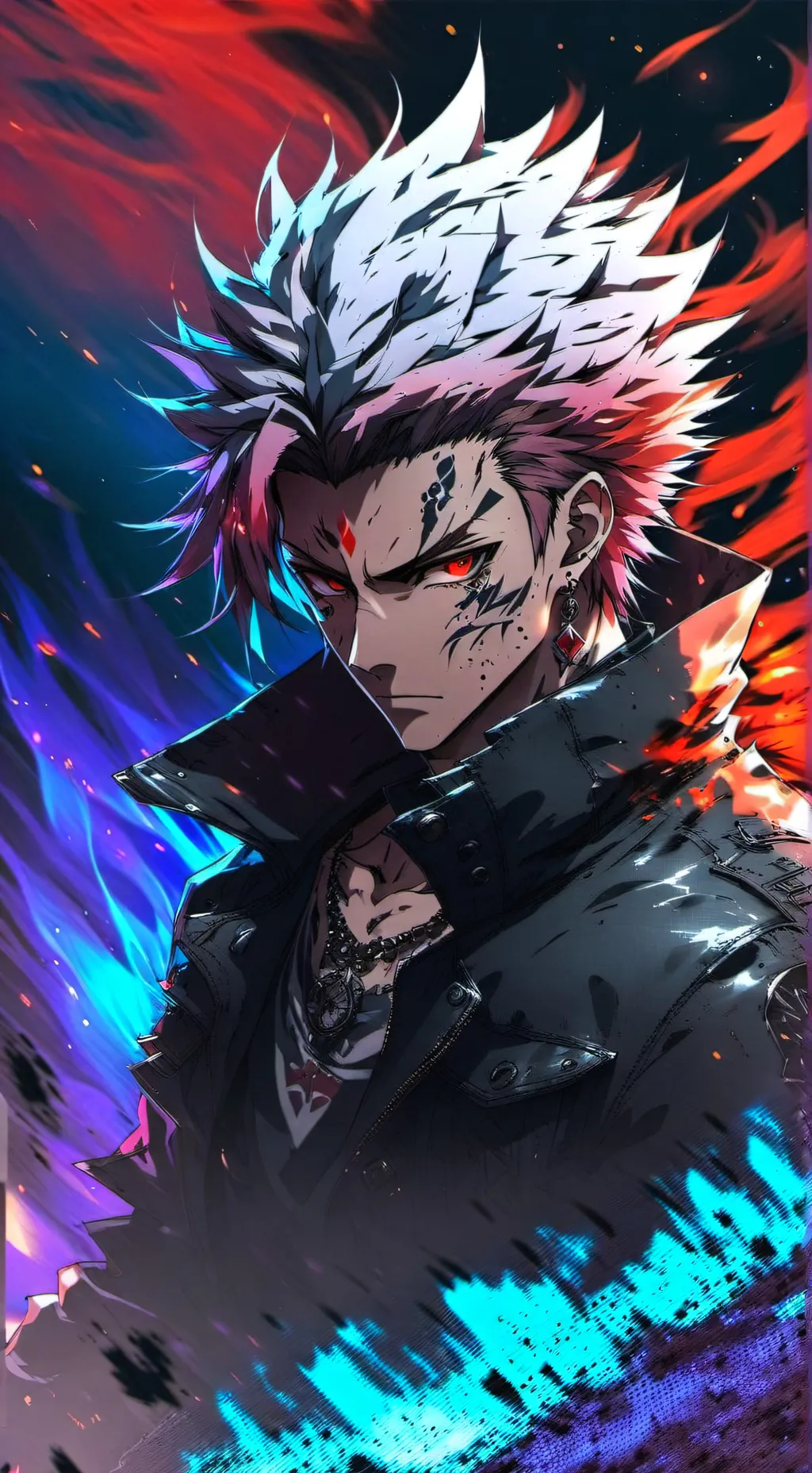 ai character: Azur background