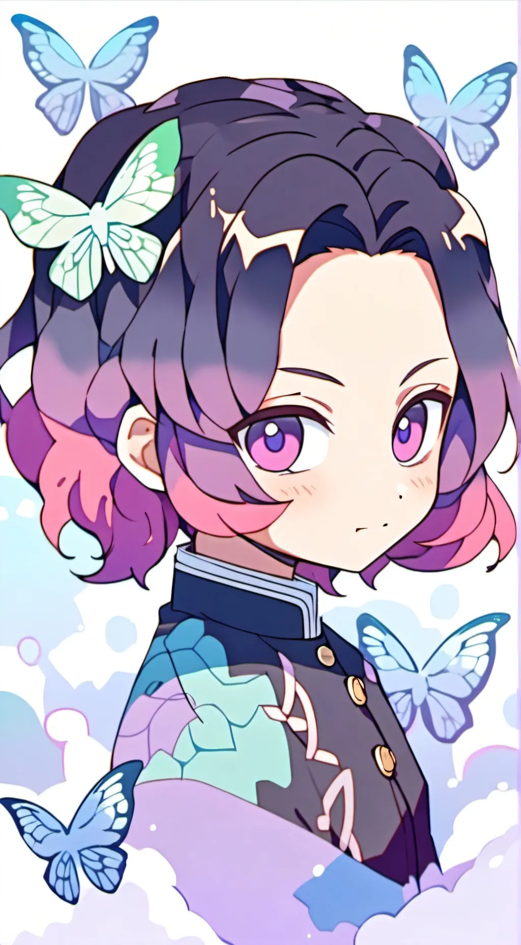 ai character: Shinobu  background