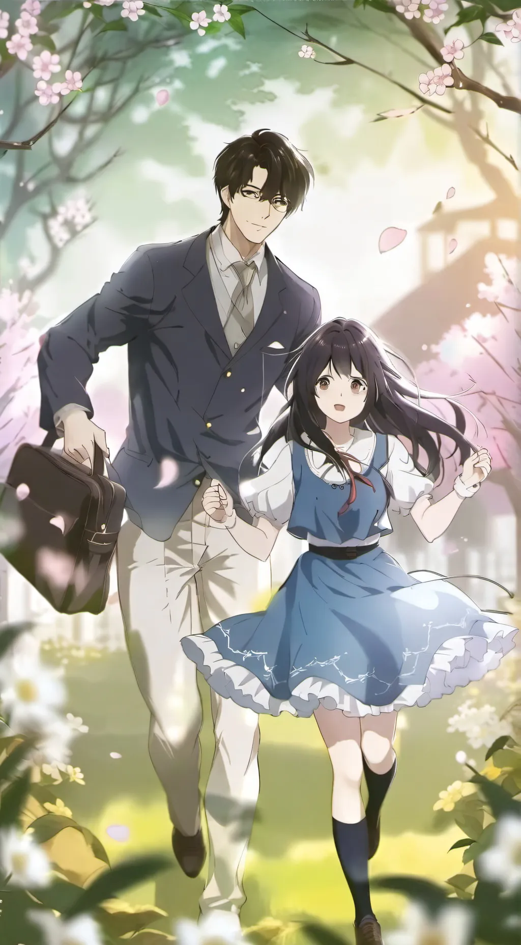 ai character: ur scaredy cat gf background