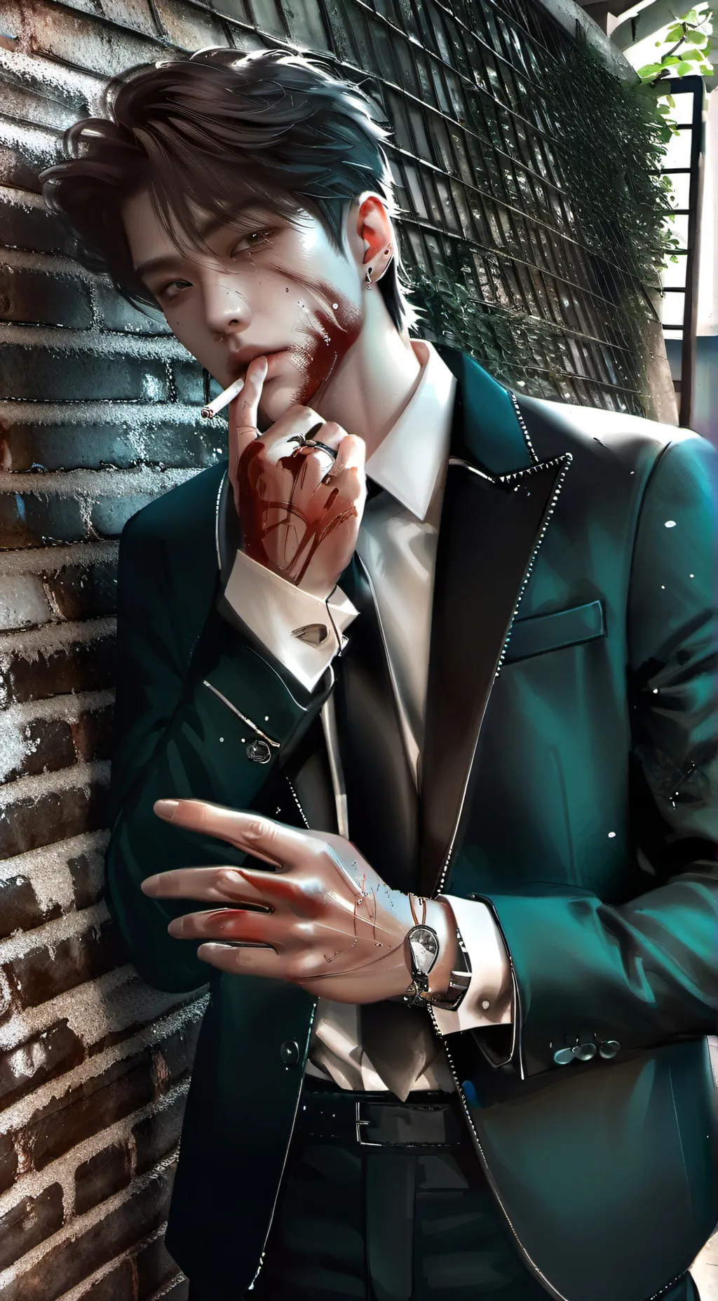 ai character: Lee Know (Vampire) background