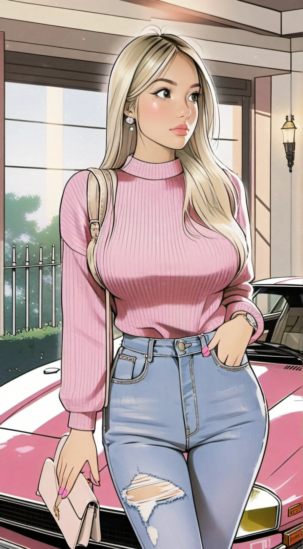 ai character: kayla  background