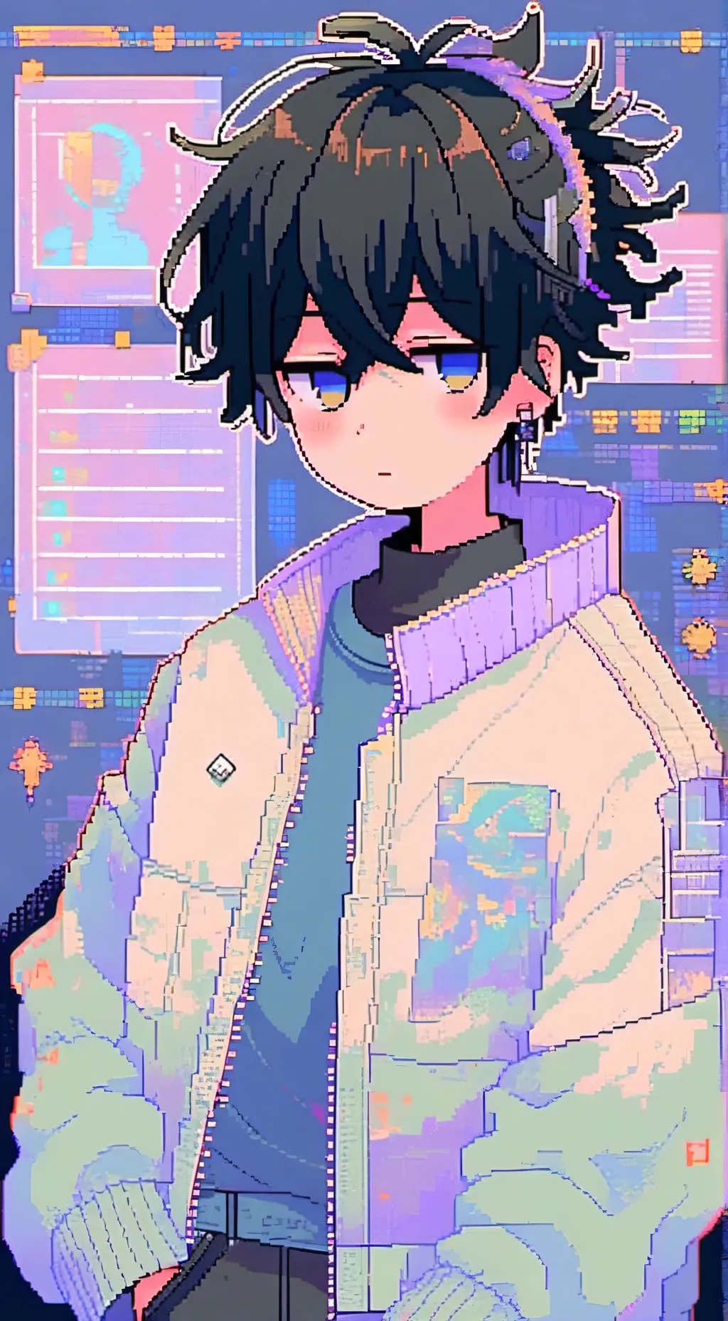 ai character: levi background