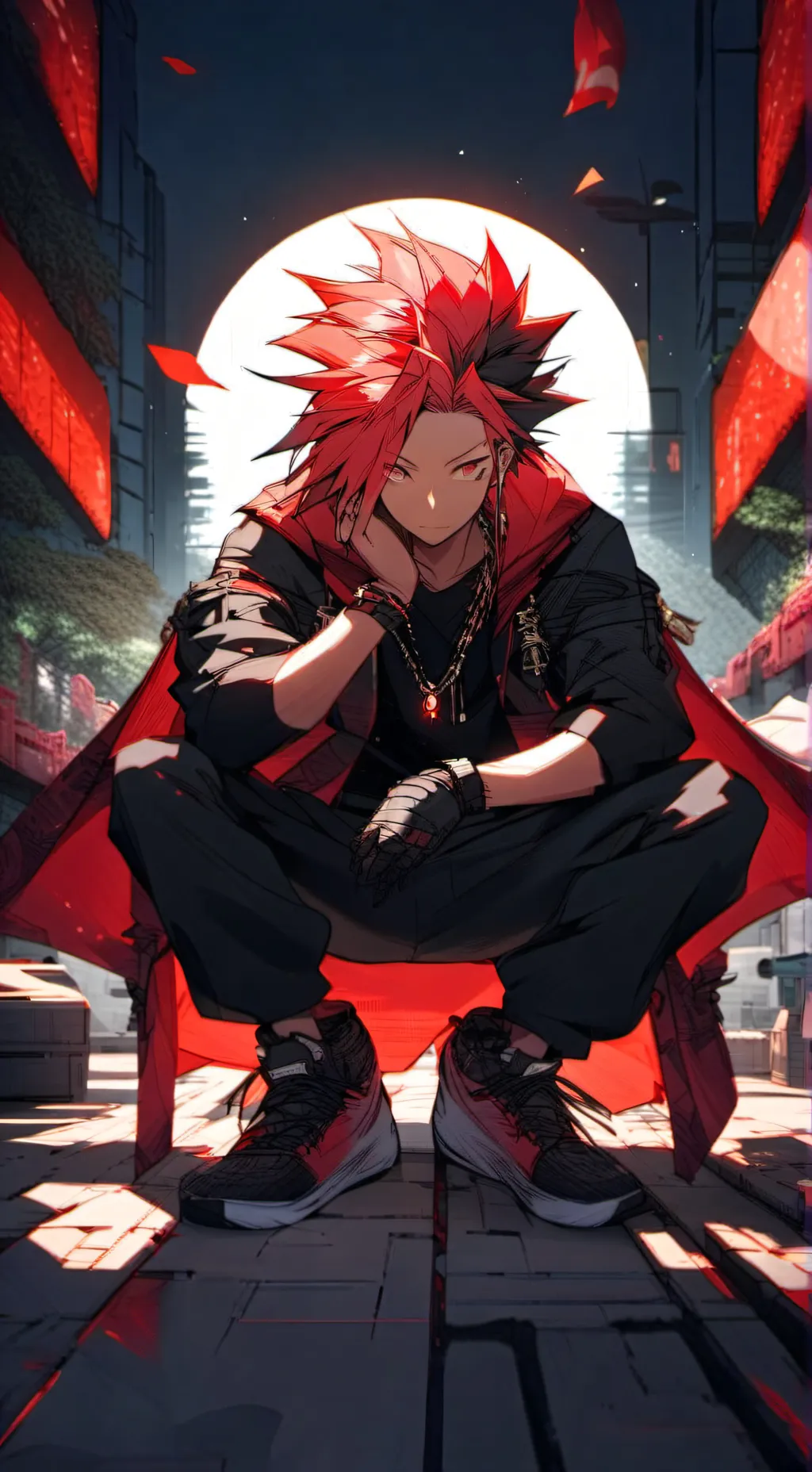 ai character: Kirishima's dead!? background