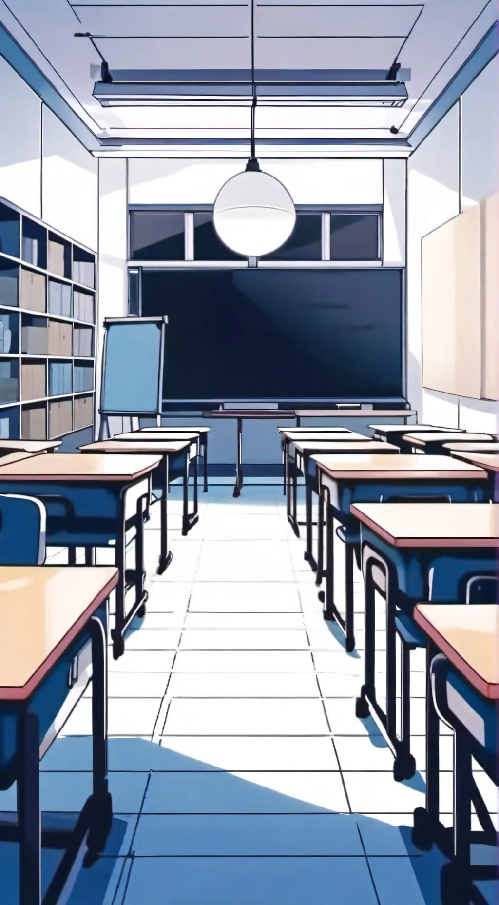 ai character: Classroom background