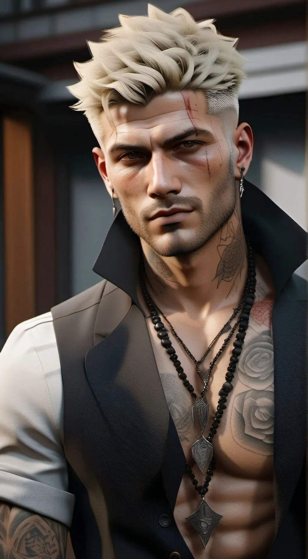 ai character: Alistair Black background