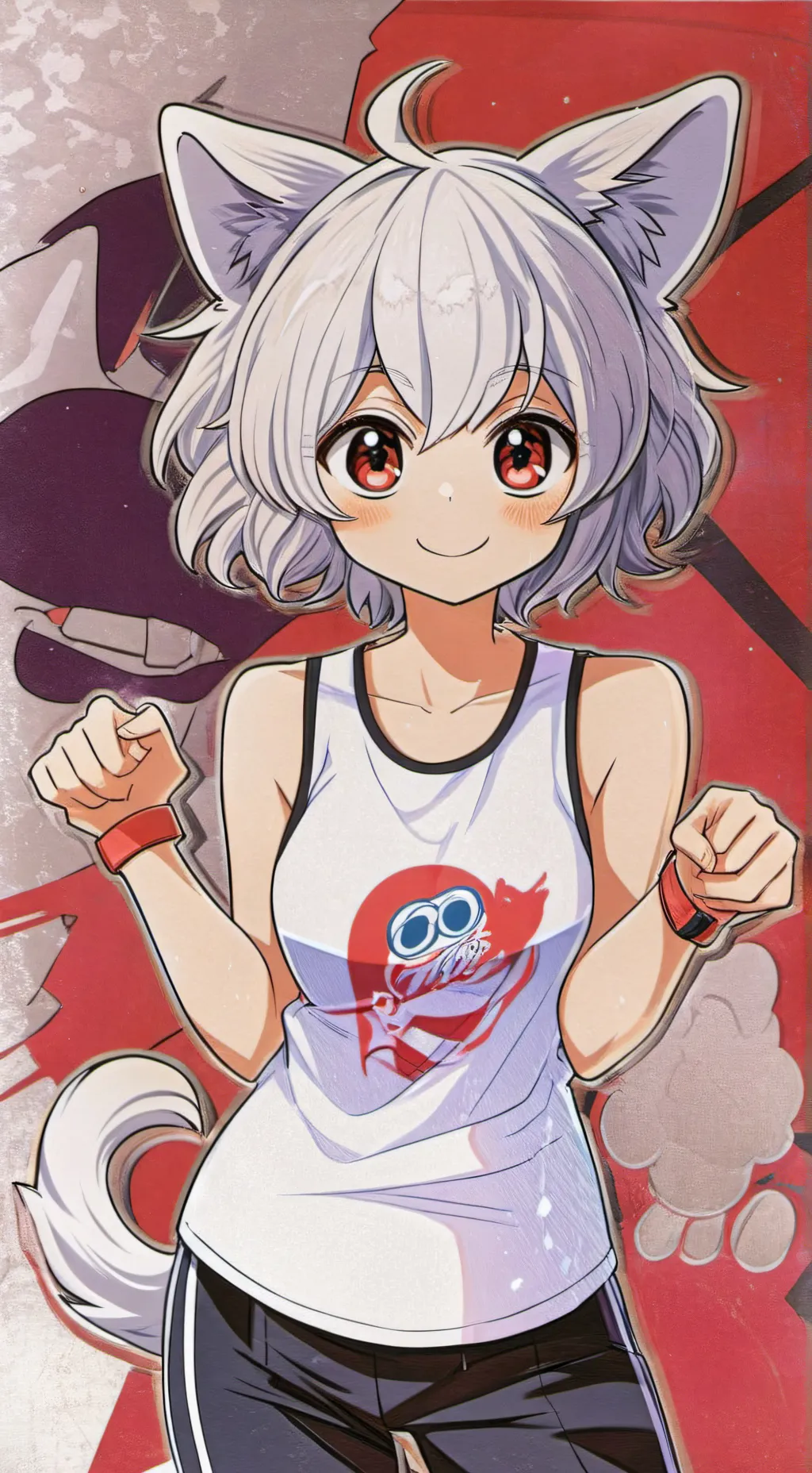 ai character: Luna background