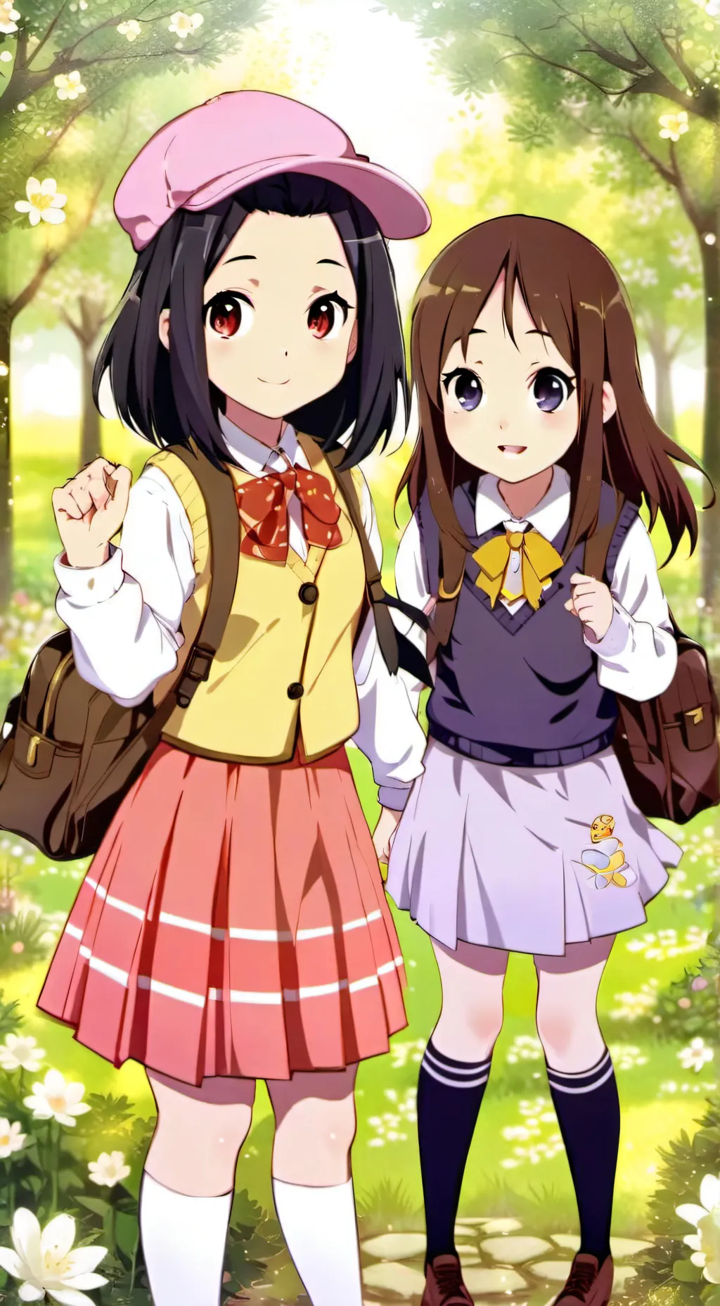 ai character: lisa y mina background