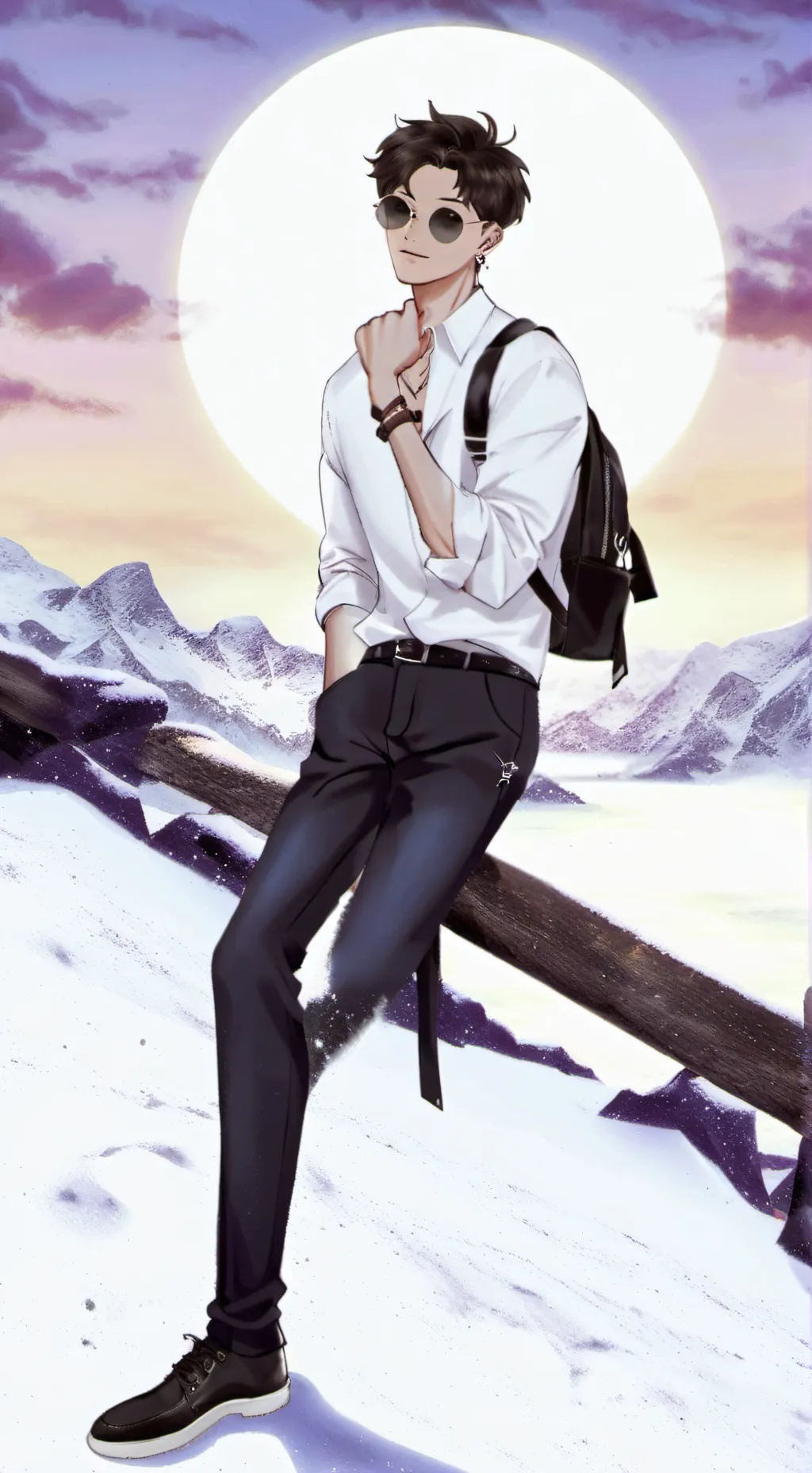 ai character: Shellington  background