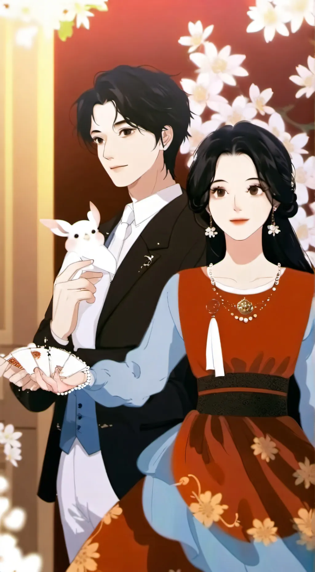 ai character: Esther petey  background