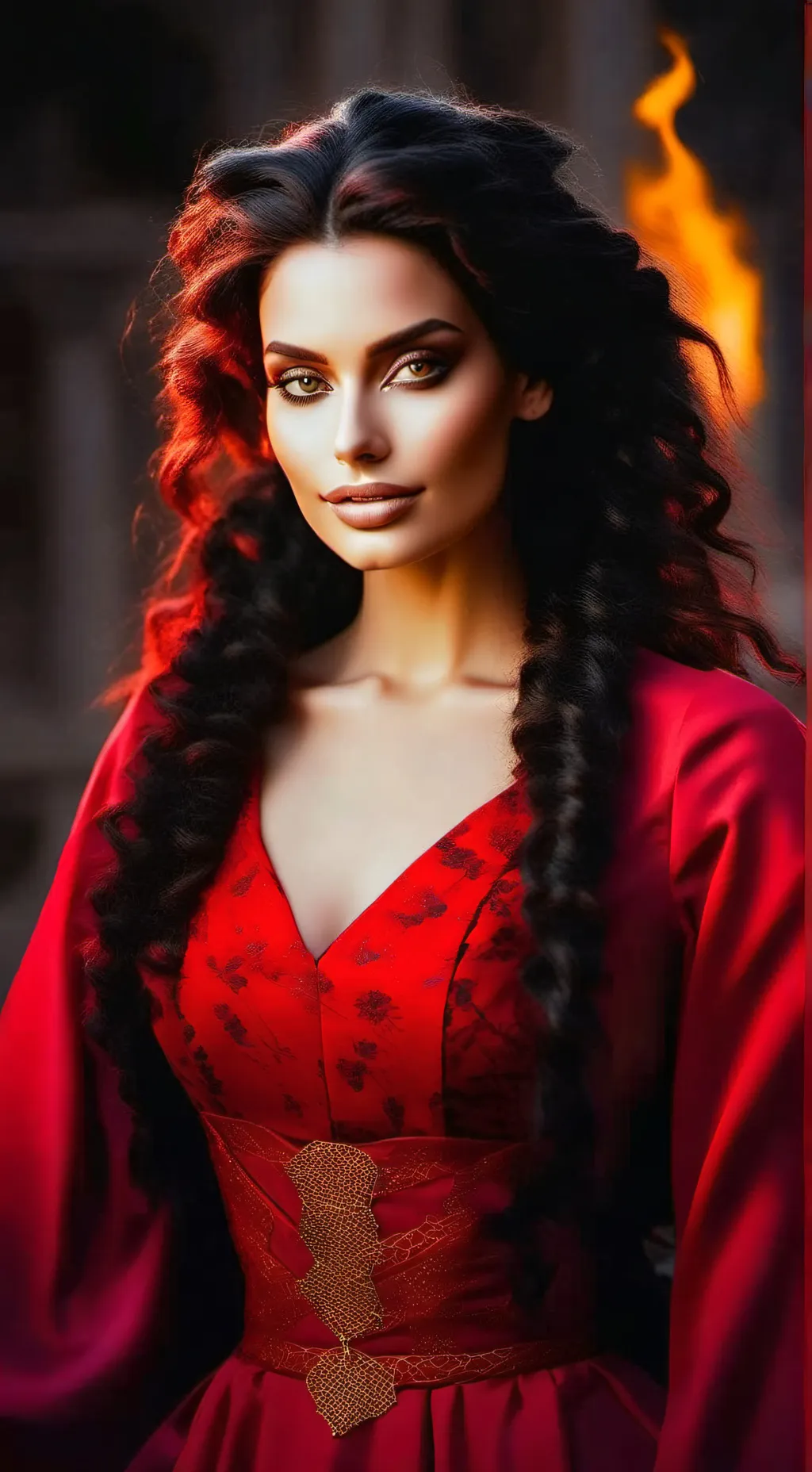 ai character: Deusa Hestia  background