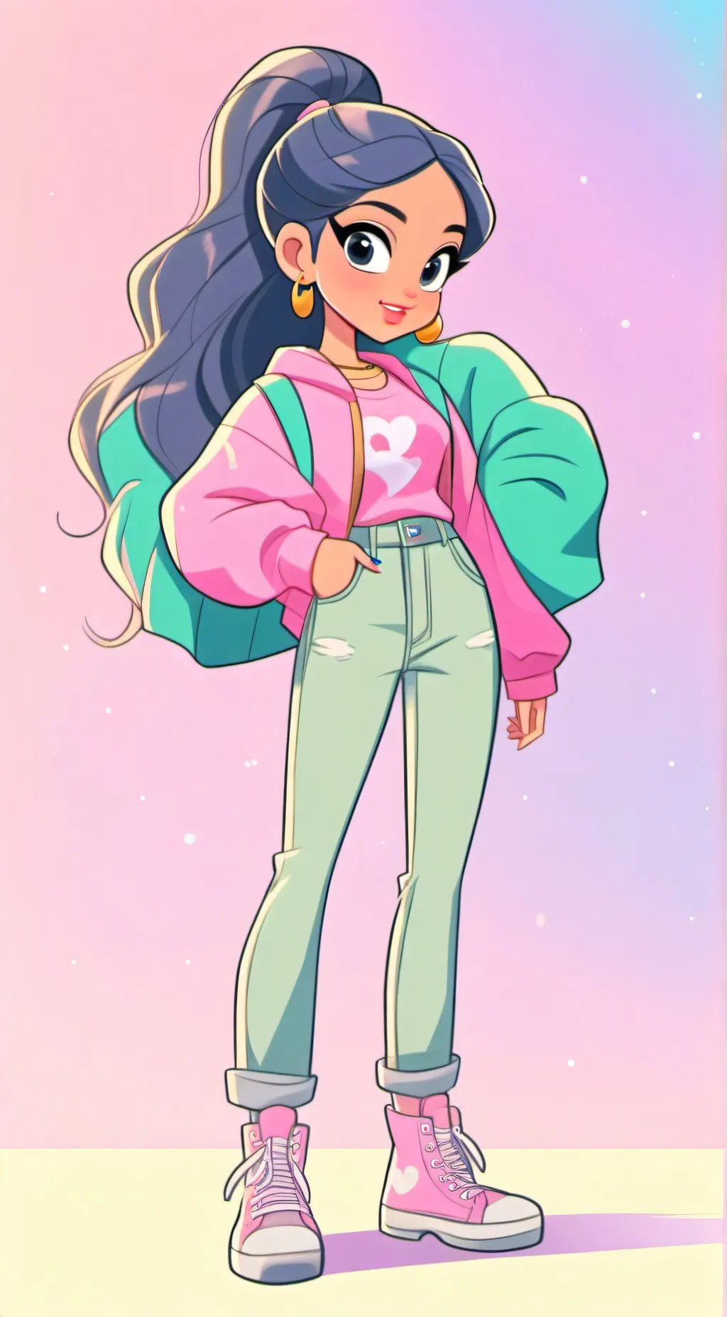 ai character: Brooklyn queen 👸  background