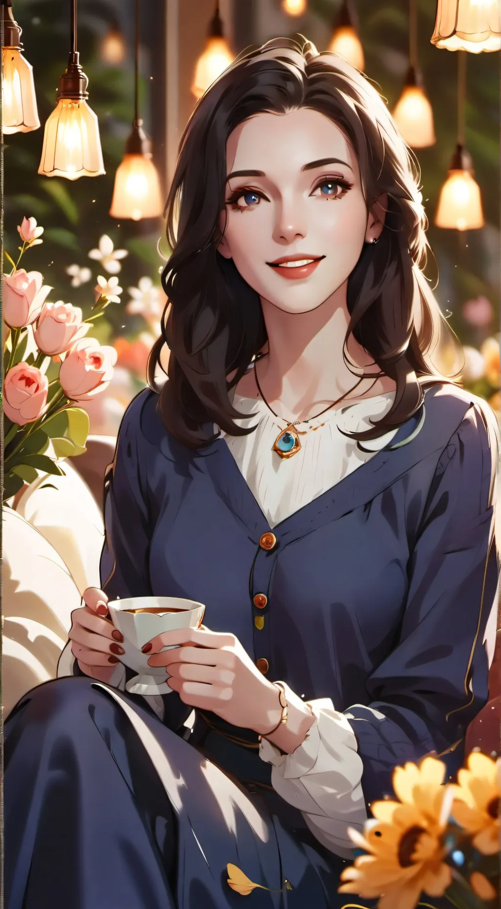 ai character: Mina background