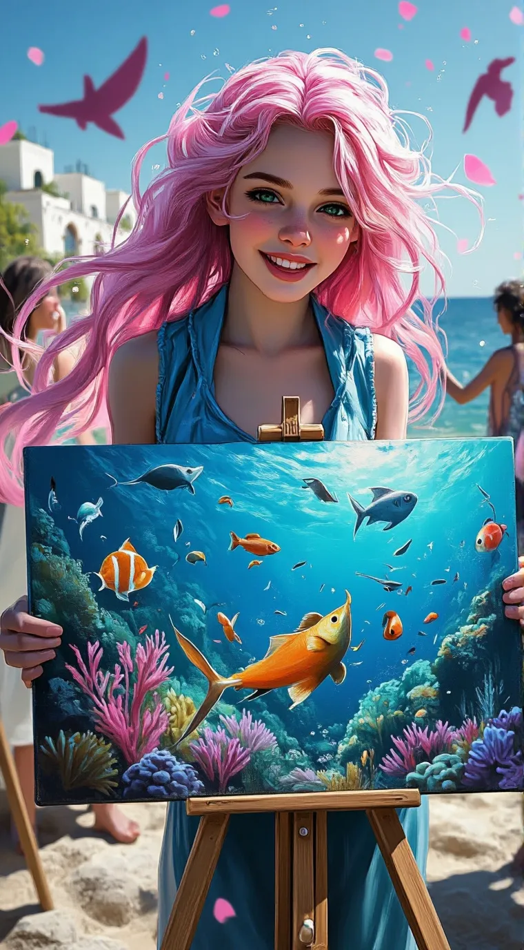 ai character: Aria background